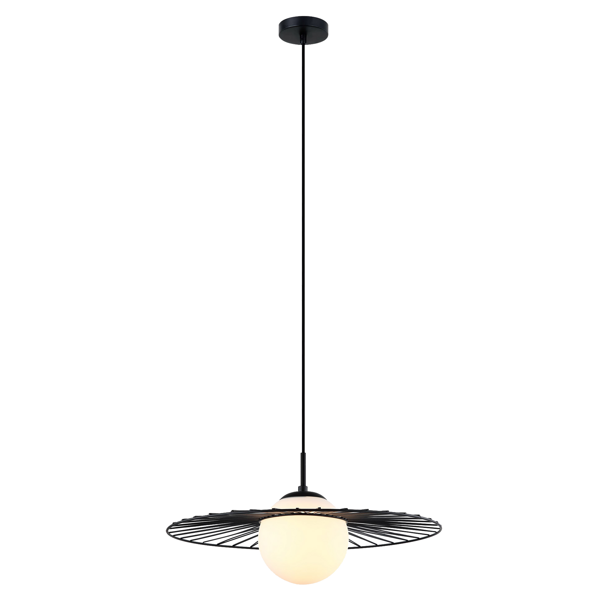 Lampa wisząca Sally czarna E27 Italux