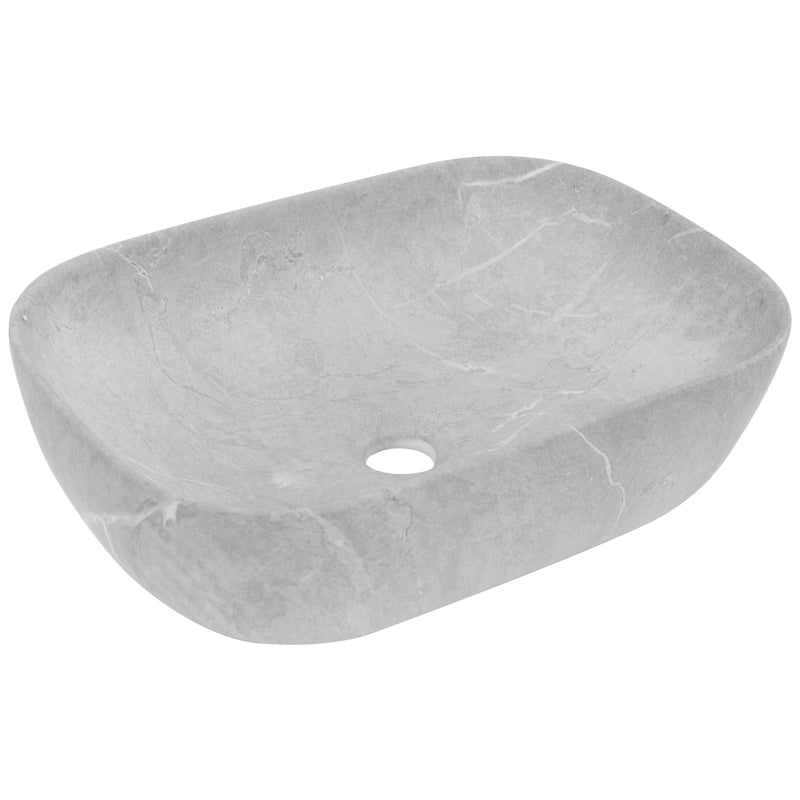 Umywalka ceramiczna nablatowa Livia 46.5 x 33.5 Rea