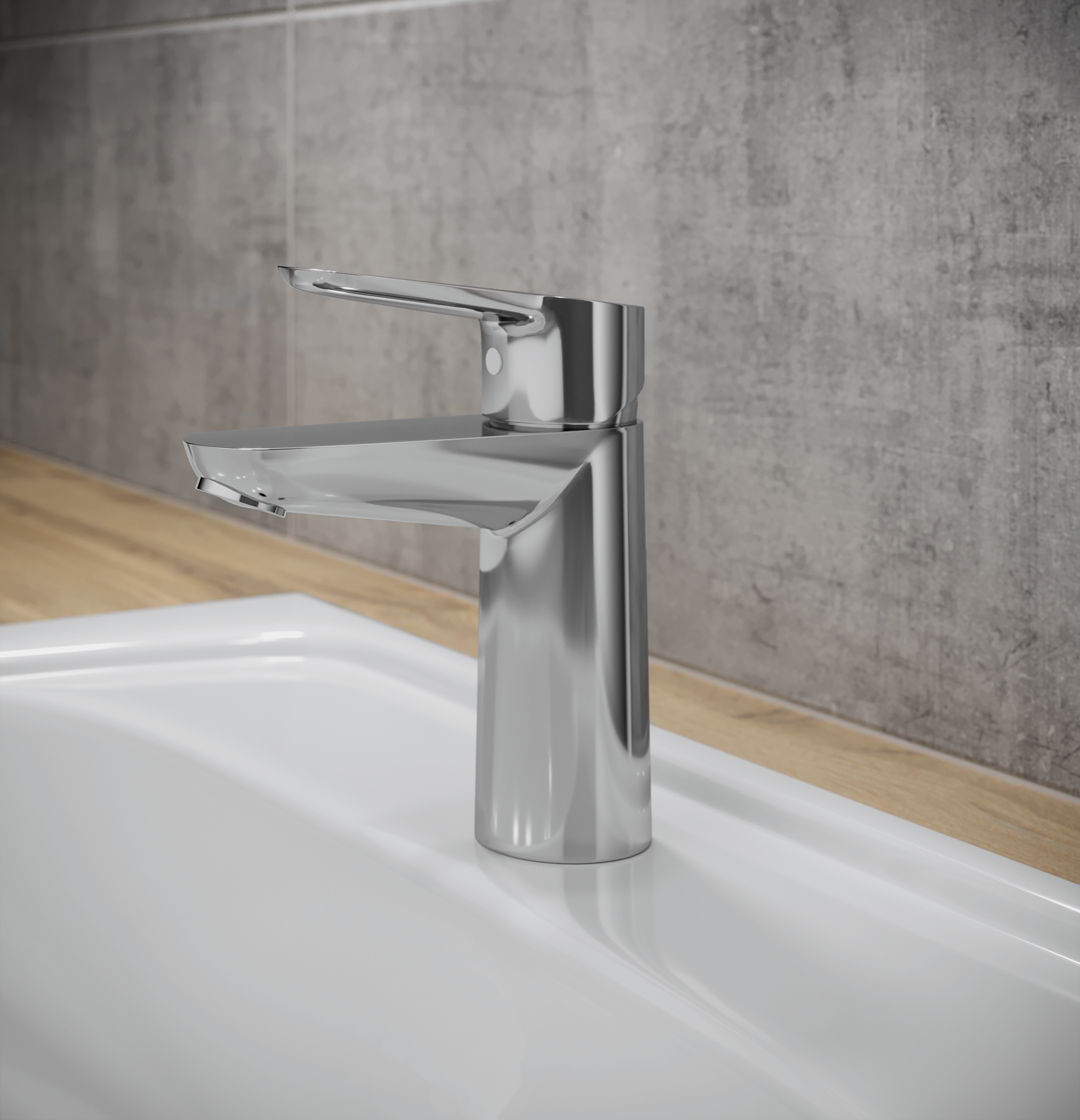 Bateria umywalkowa chrom 15 cm Start Clova Grohe - 3
