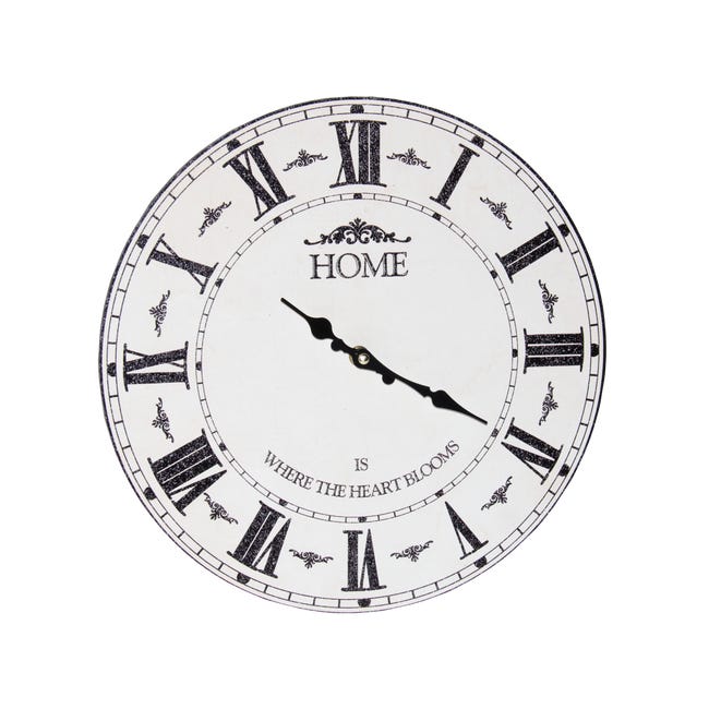 Zegar scienny 7008 sr 33 8 cm bialy 82753919