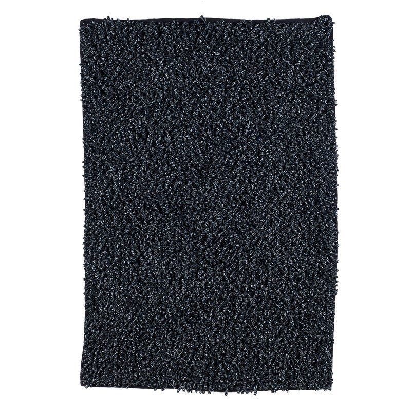 Dywanik łazienkowy bawełniany Misto 60x90 czarny Coram