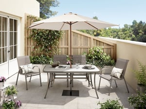 Ombrellone Rhodos Junior 230x230cm - Quadrato Con Rotazione 360° E Protezione UV 50+ - Foto 8