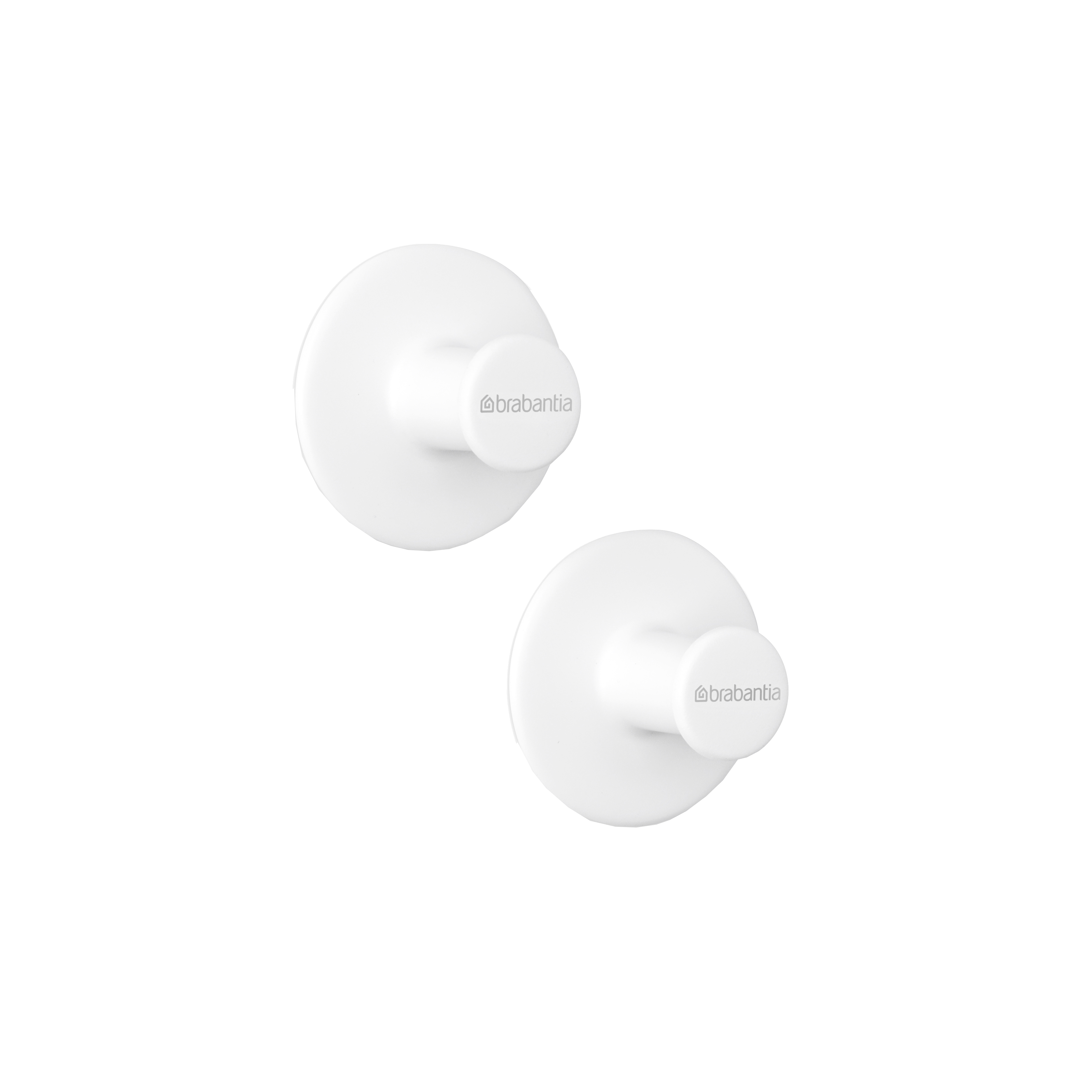 Pack de 2 perchas/percheros brabantia blanco