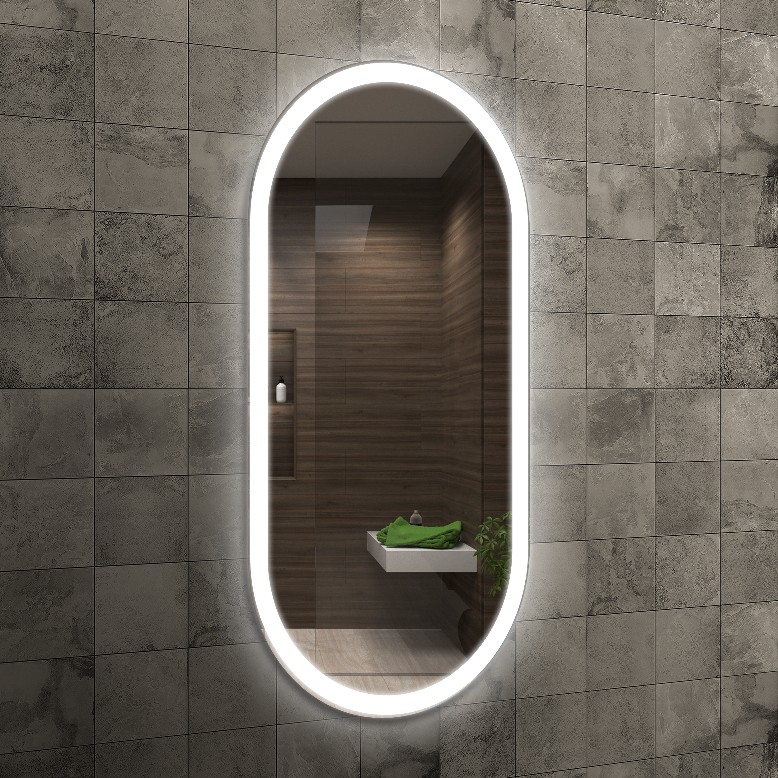 Lustro z wbudowanym oświetleniem ELIPSON LED 60 x 120 VENTI - 14