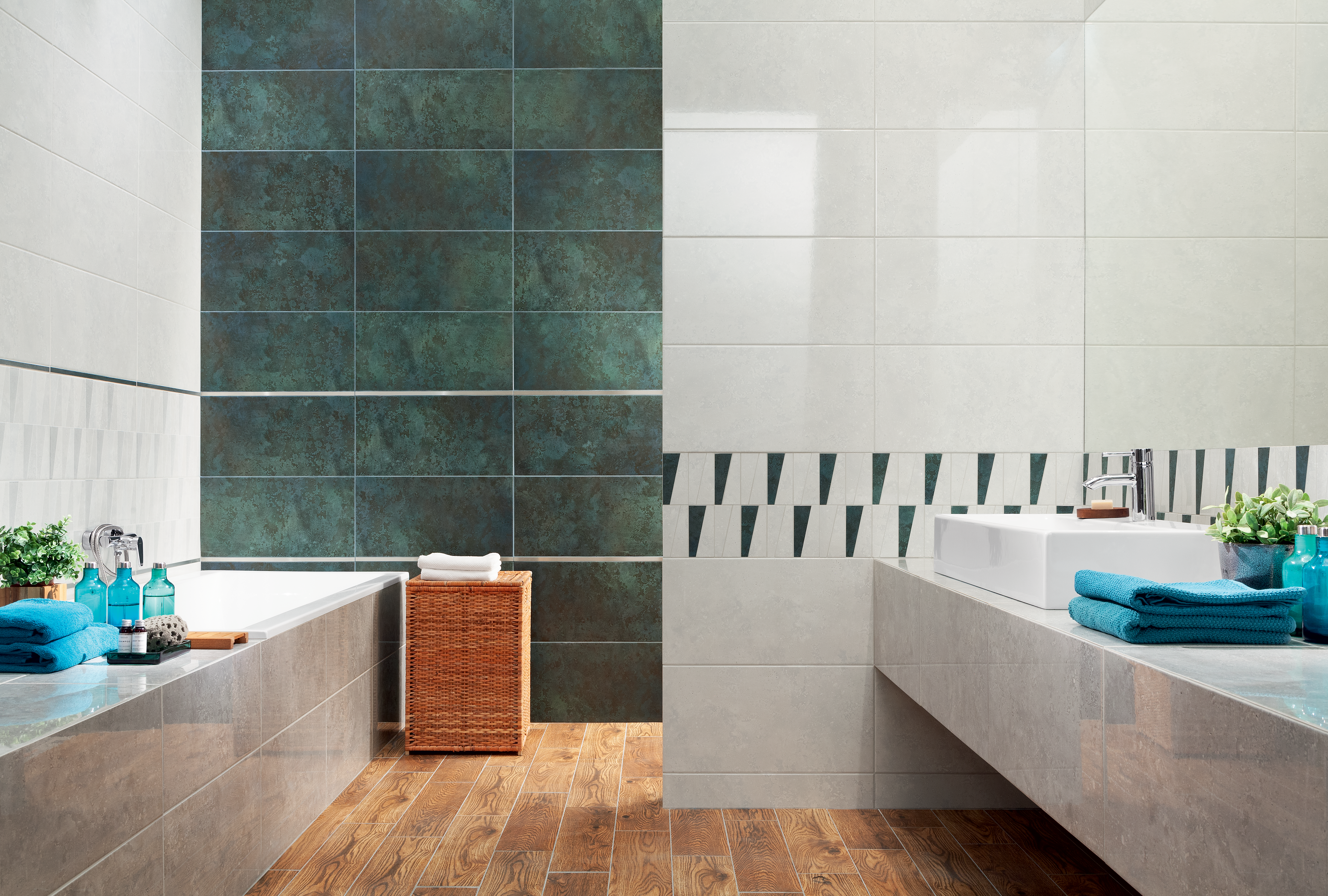Glazura Ordessa Navy 30.8 X 60.8 Arte - 2