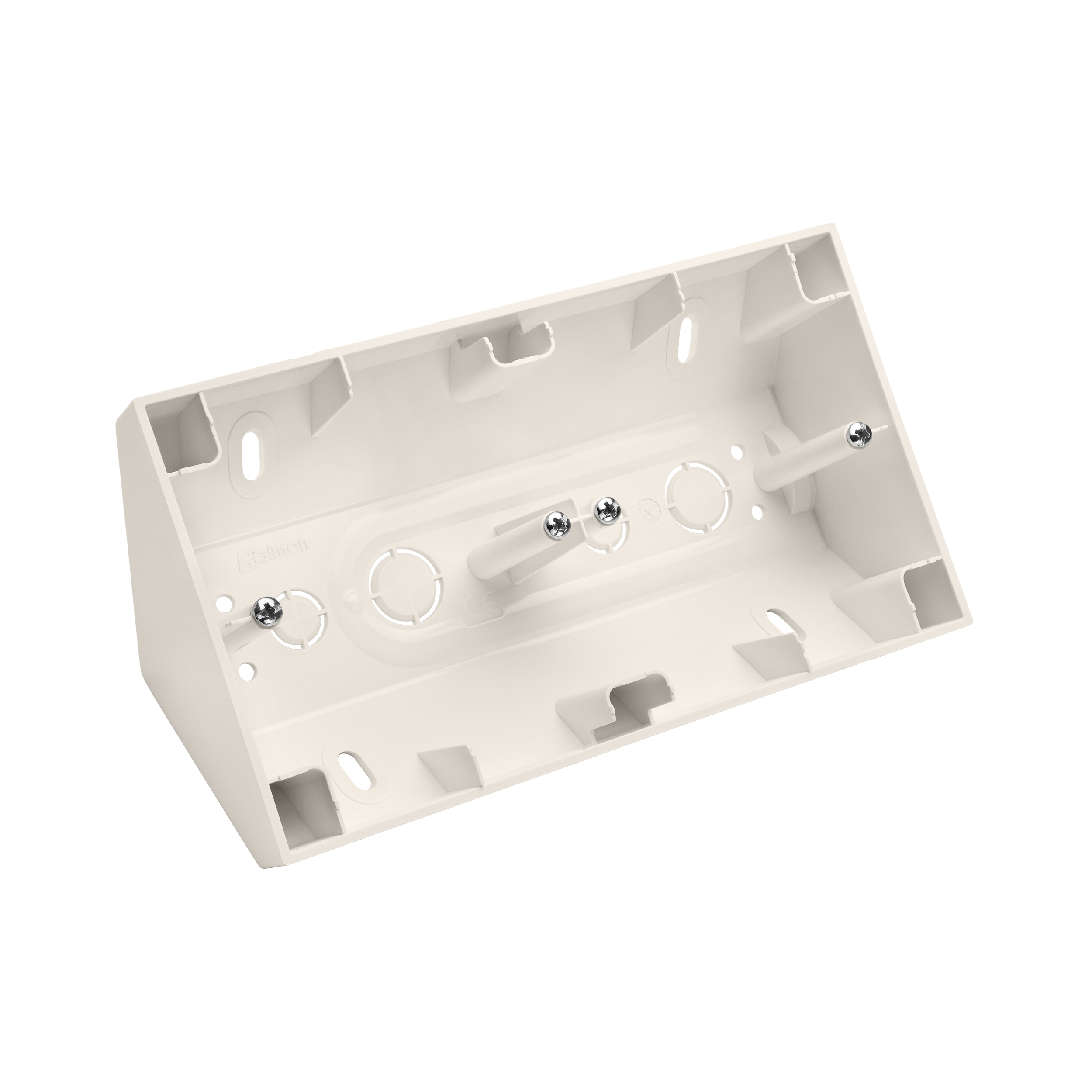 Puszka instalacyjna podwójna NAROŻNA NATYNKOWA DPNR2/41 SIMON54