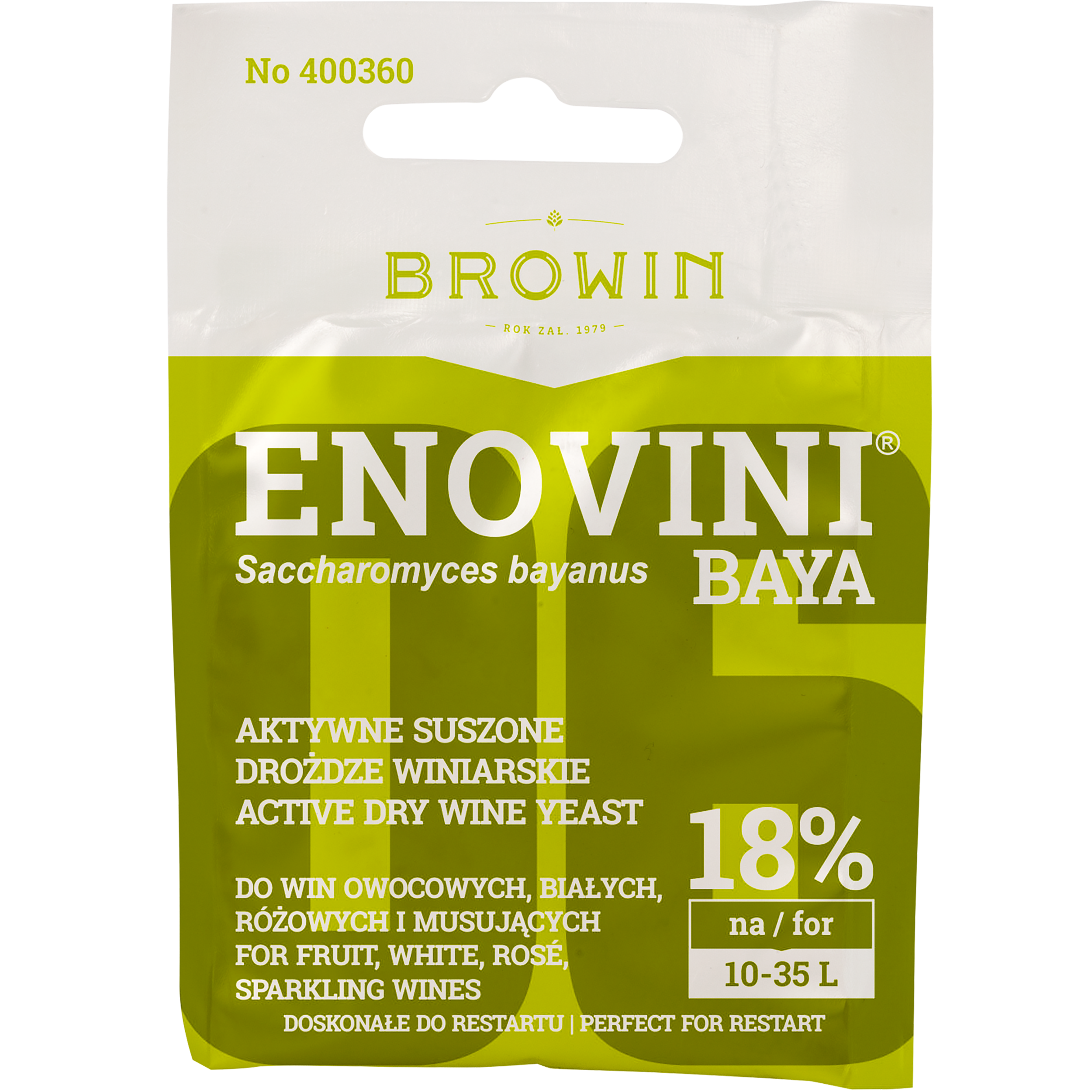 Drożdże winiarskie suszone 7g Enovini Browin