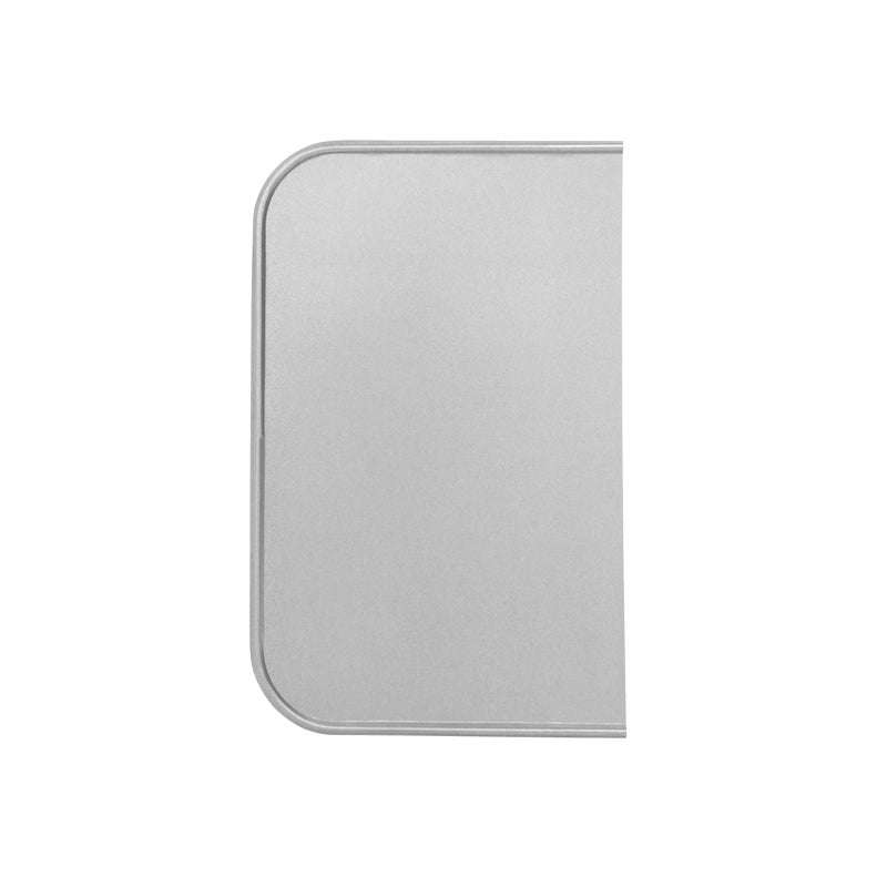 Zdjęcia - Akcesorium kominkowe Blacha pod piec 45 x 30 cm ocynk Srebrny