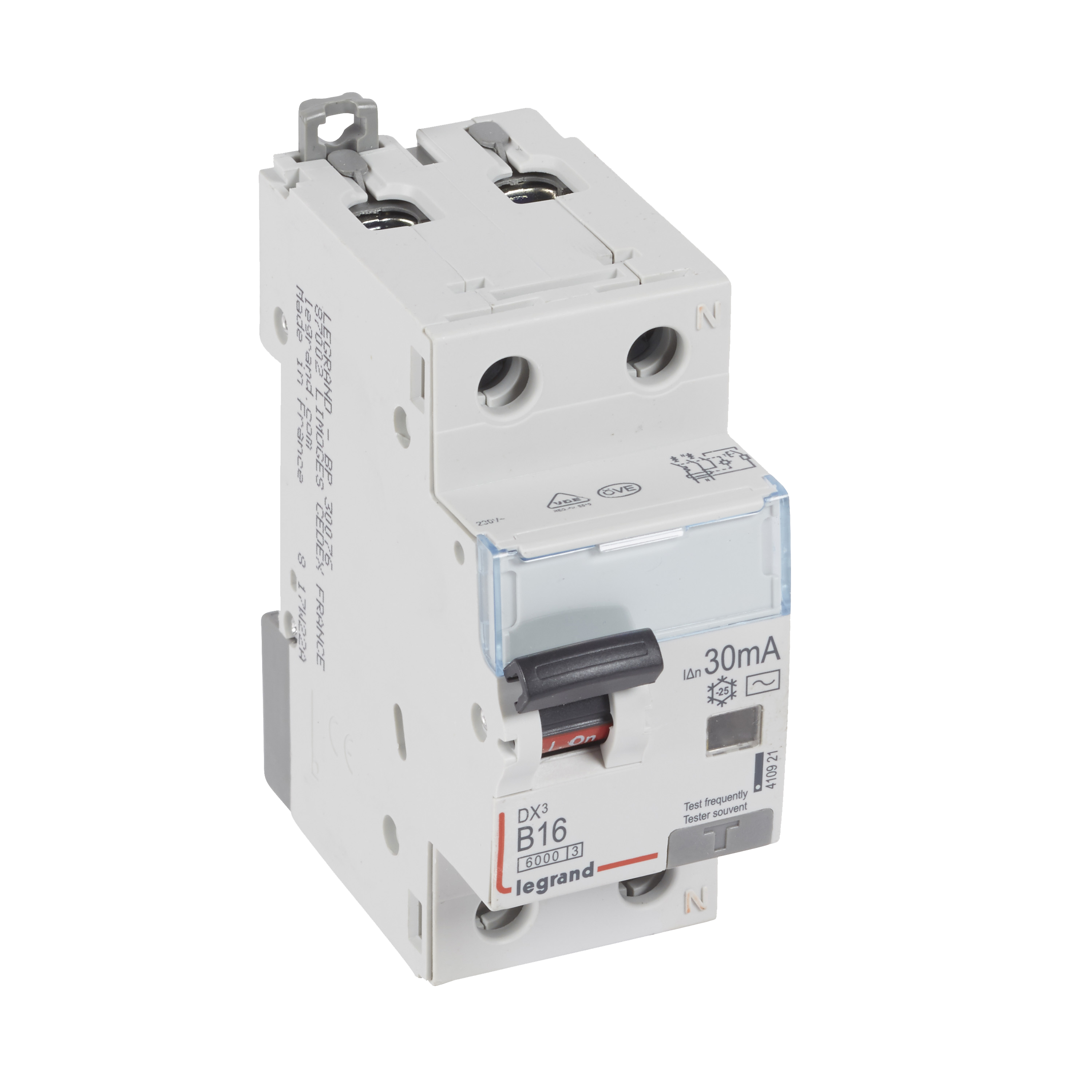 Wyłącznik różnicowo - nadprądowy P 312 B 16A 30MA AC LEGRAND