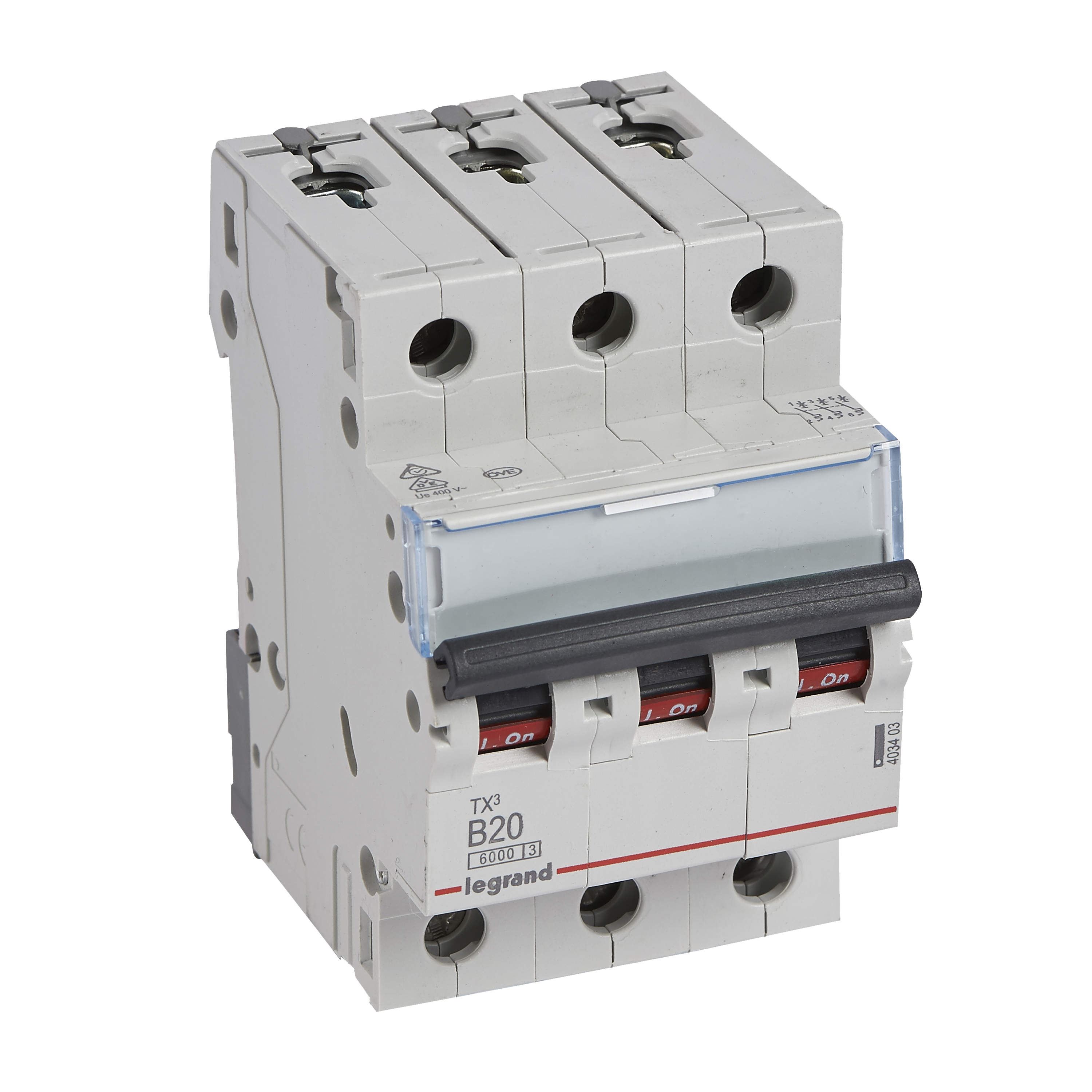 Wyłącznik NADPRĄDOWY S 303 B 20 A LEGRAND