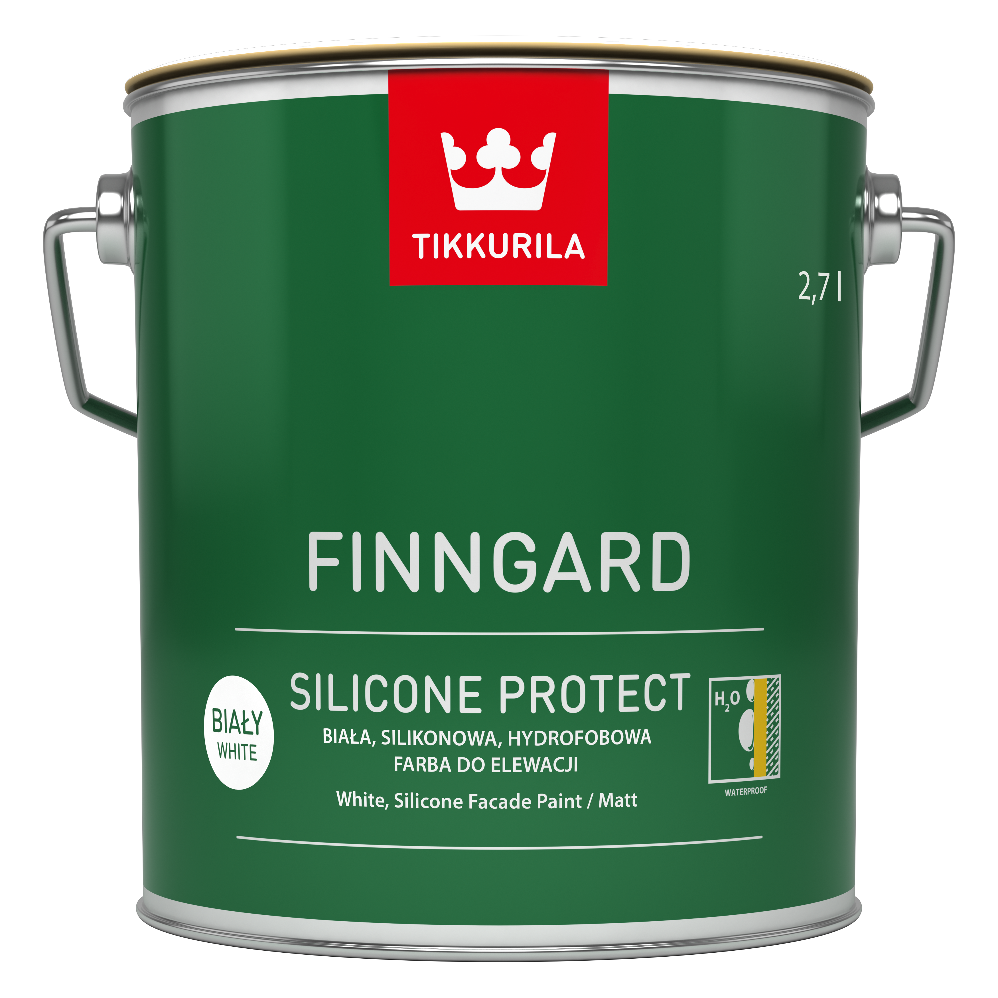 Farba silikonowa do elewacji 2.7 l Biały TIKKURILA