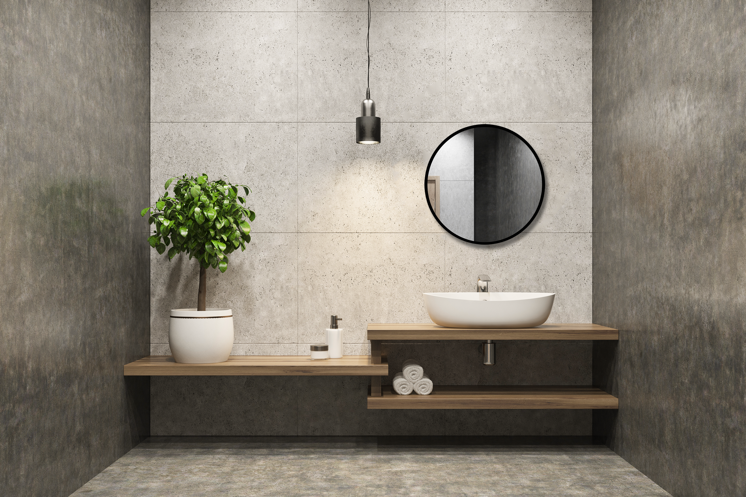 Lustro łazienkowe bez oświetlenia RUND 60 60 x 60 VENTI - 8