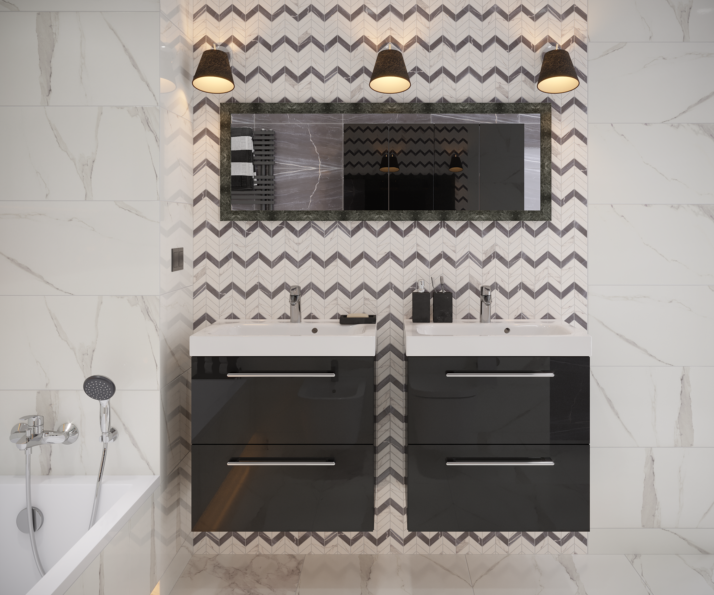 Uchwyt ścienny na papier toaletowy Style Sensea - 3