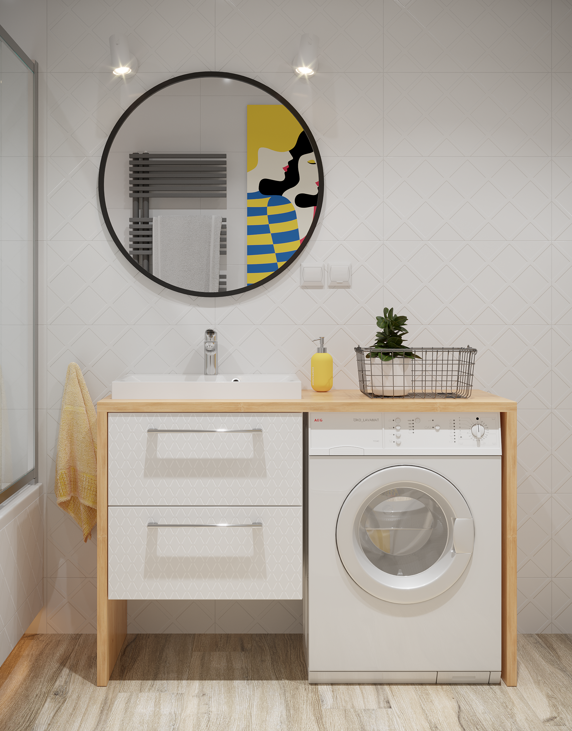 Bateria umywalkowa chrom 16.4 cm Logis E Hansgrohe - 3