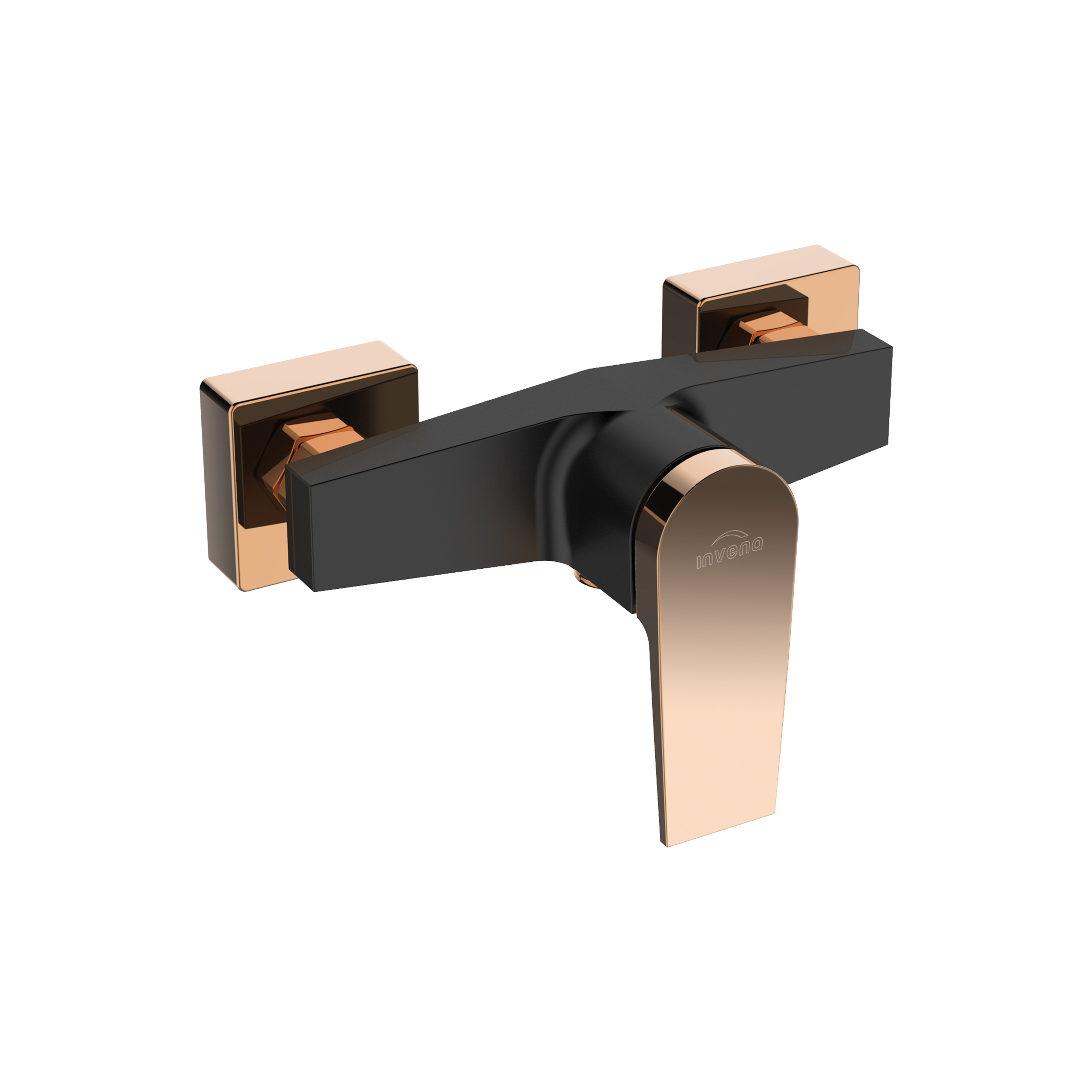 Bateria prysznicowa czarna Avangarda Invena