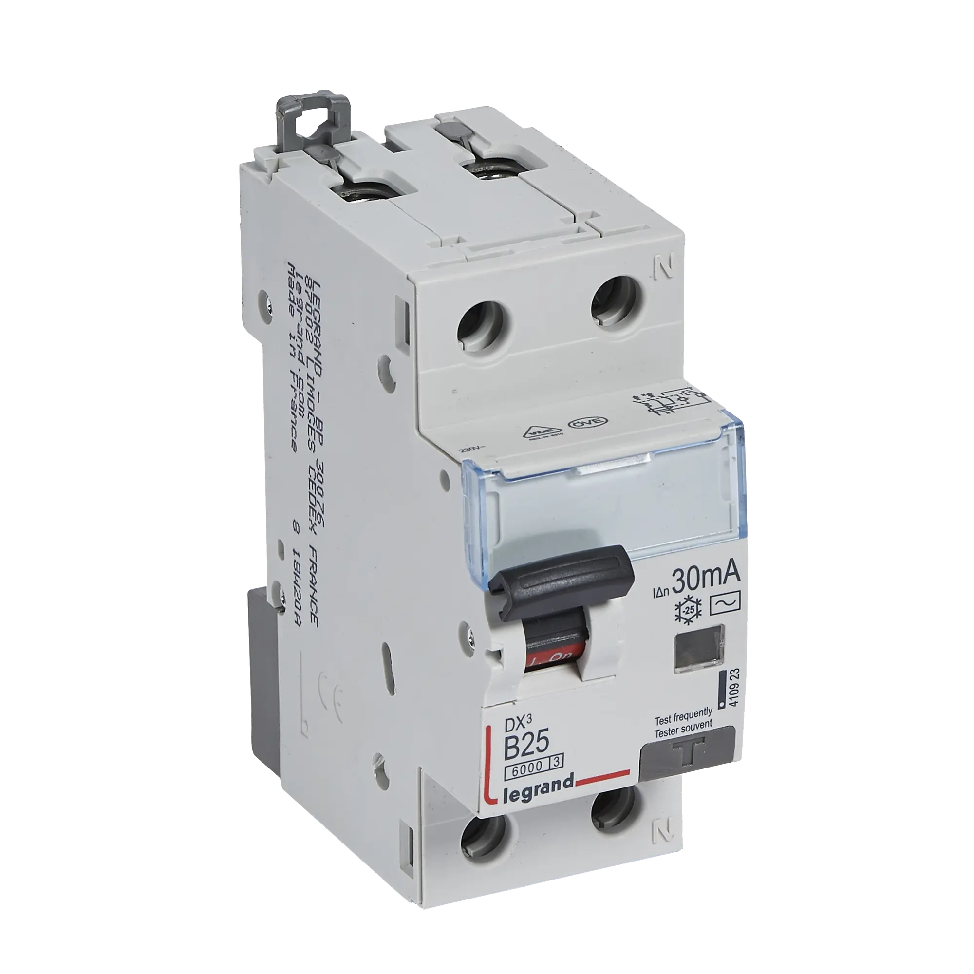 Wyłącznik RÓŻNICOWY-NADPRĄD P 312 B 25A 30MA AC LEGRAND