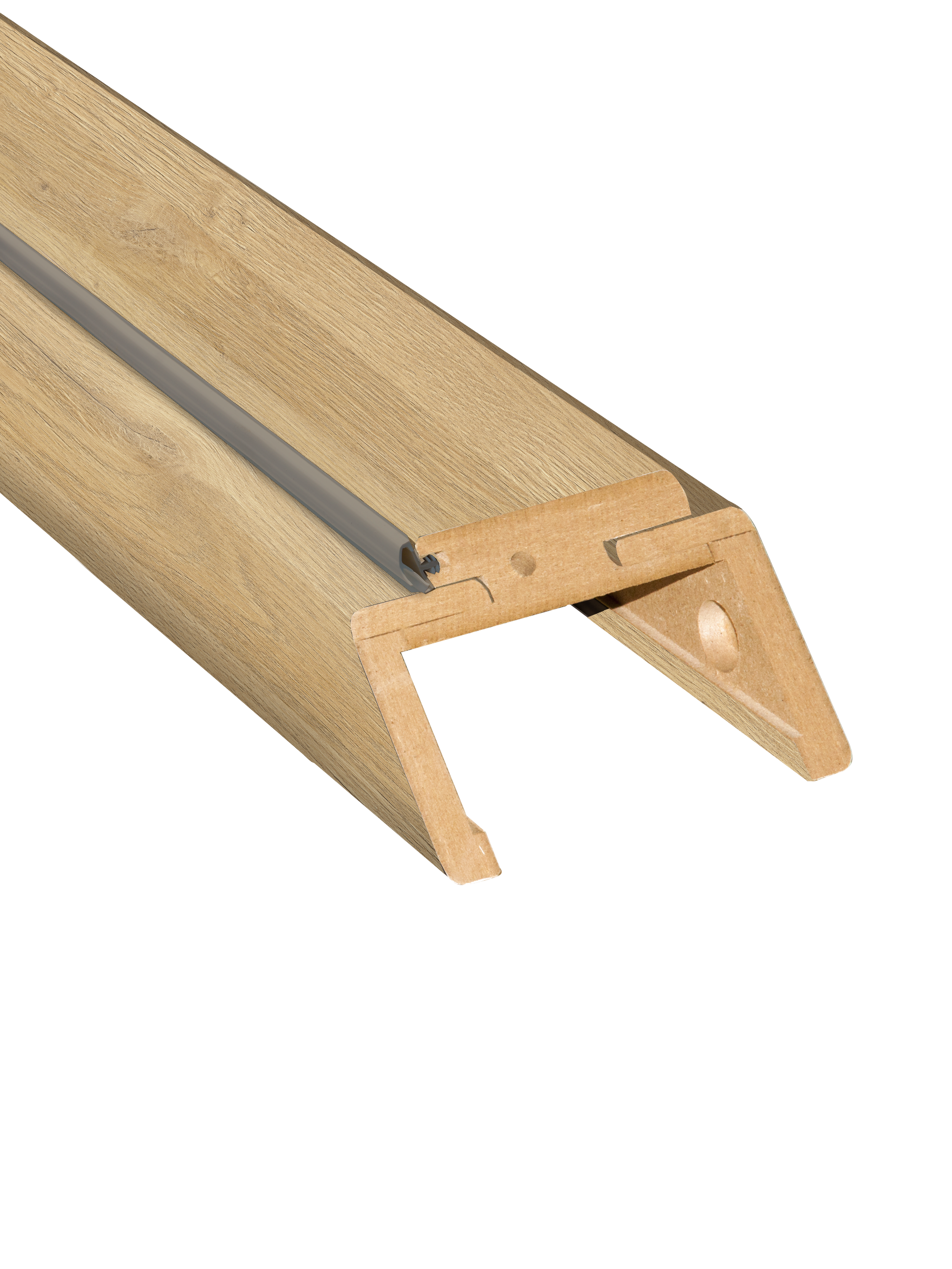 Belka górna ościeżnicy regulowanej 80 Dąb Bawaria 120 - 140 mm Voster