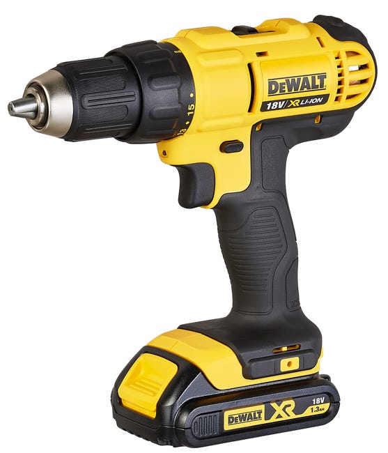 Wiertarko-wkrętarka akumulatorowa DEWALT DCD771C2-QW 18 V 1.3 Ah Li-Ion