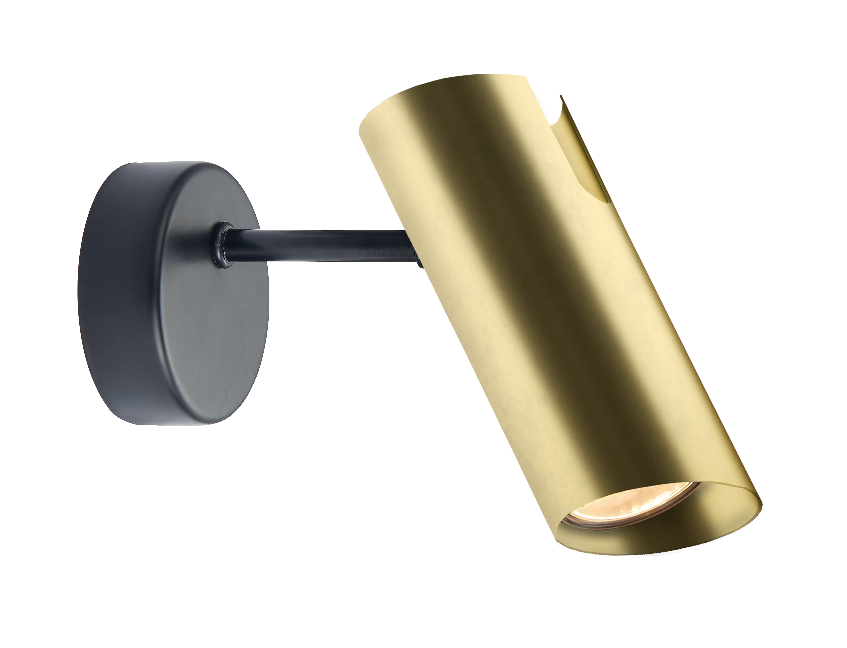 Kinkiet Futuro czarno-złoty GU10 LIGHT PRESTIGE
