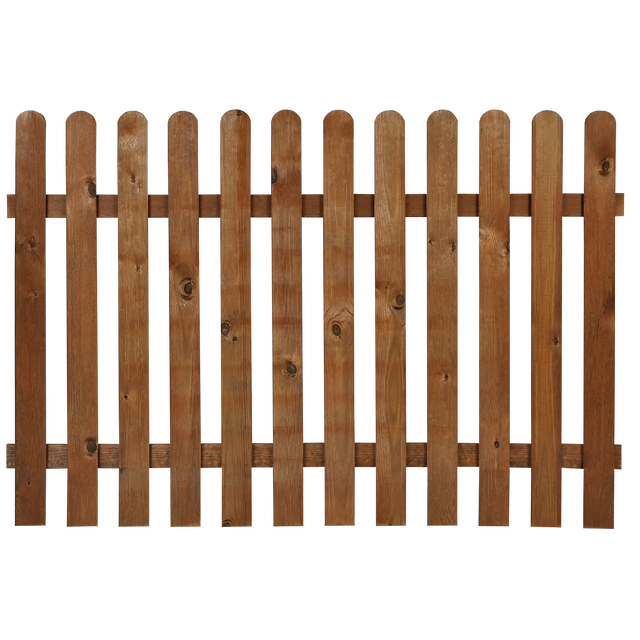 Płot sztachetowy Nive 180x120 cm drewniany Naterial