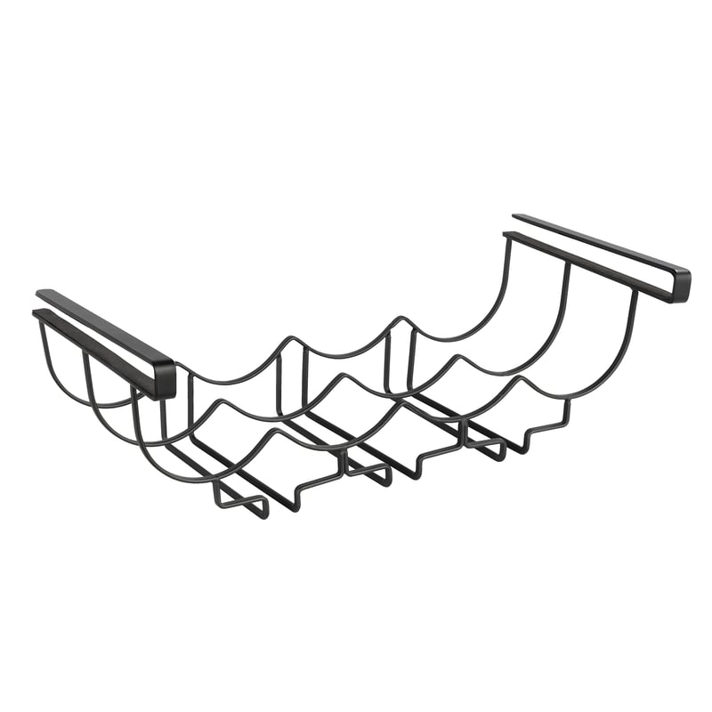 Wieszak na butelki podszafkowy Black Wenko