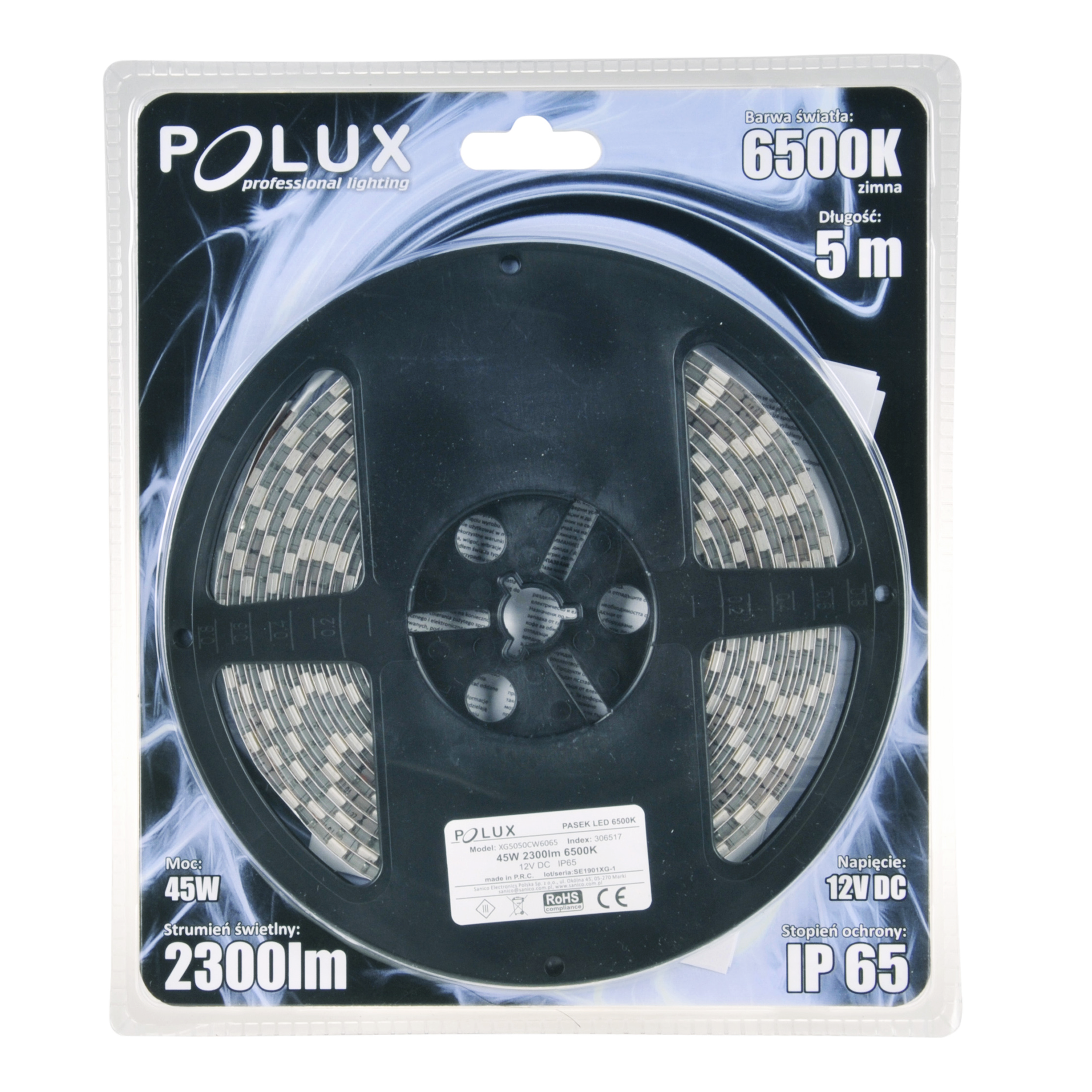 Taśma LED IP65 2300 lm 5 m barwa zimna POLUX - 9