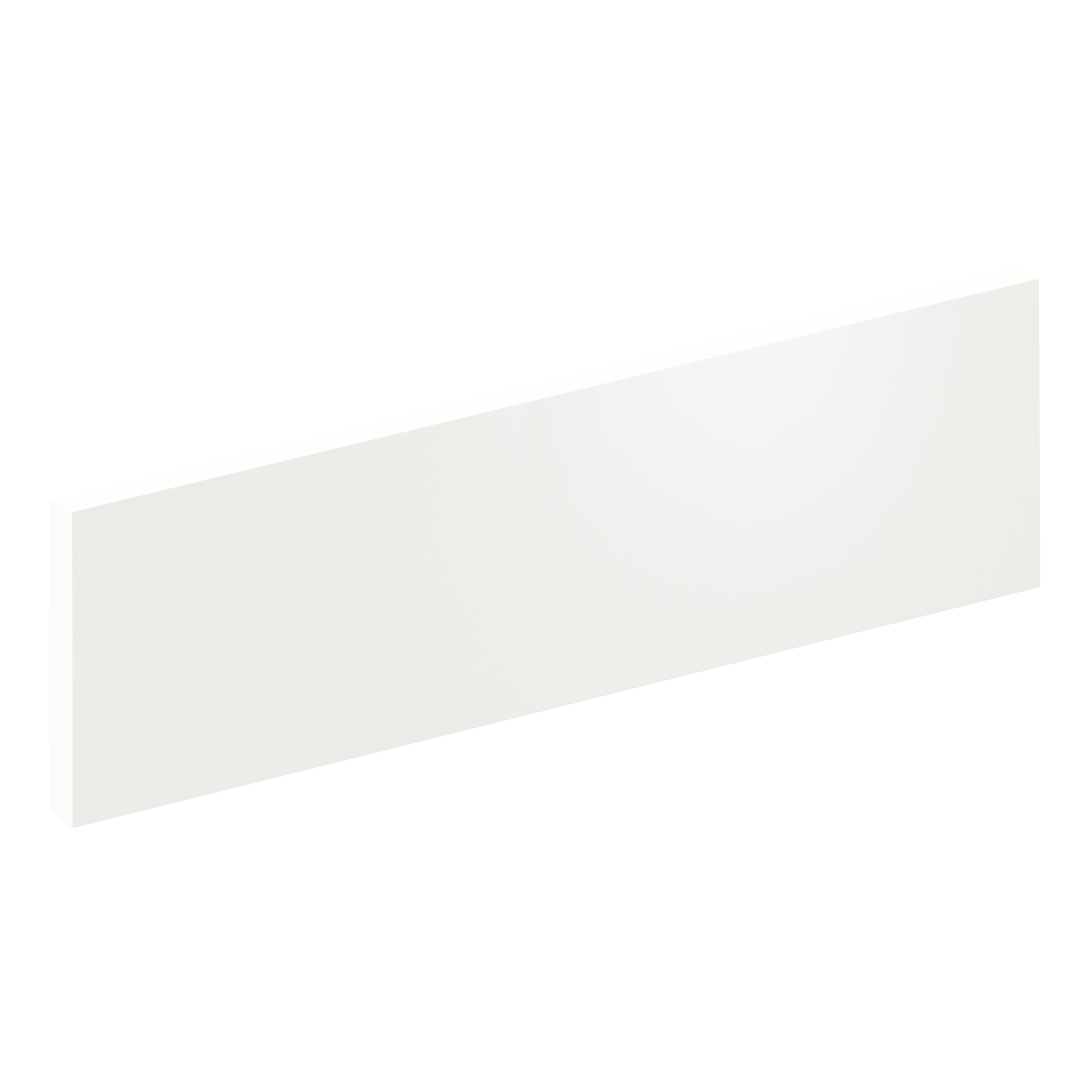 Frente de cajón de cocina sevilla blanco brillo h 12.8 x l 45 cm
