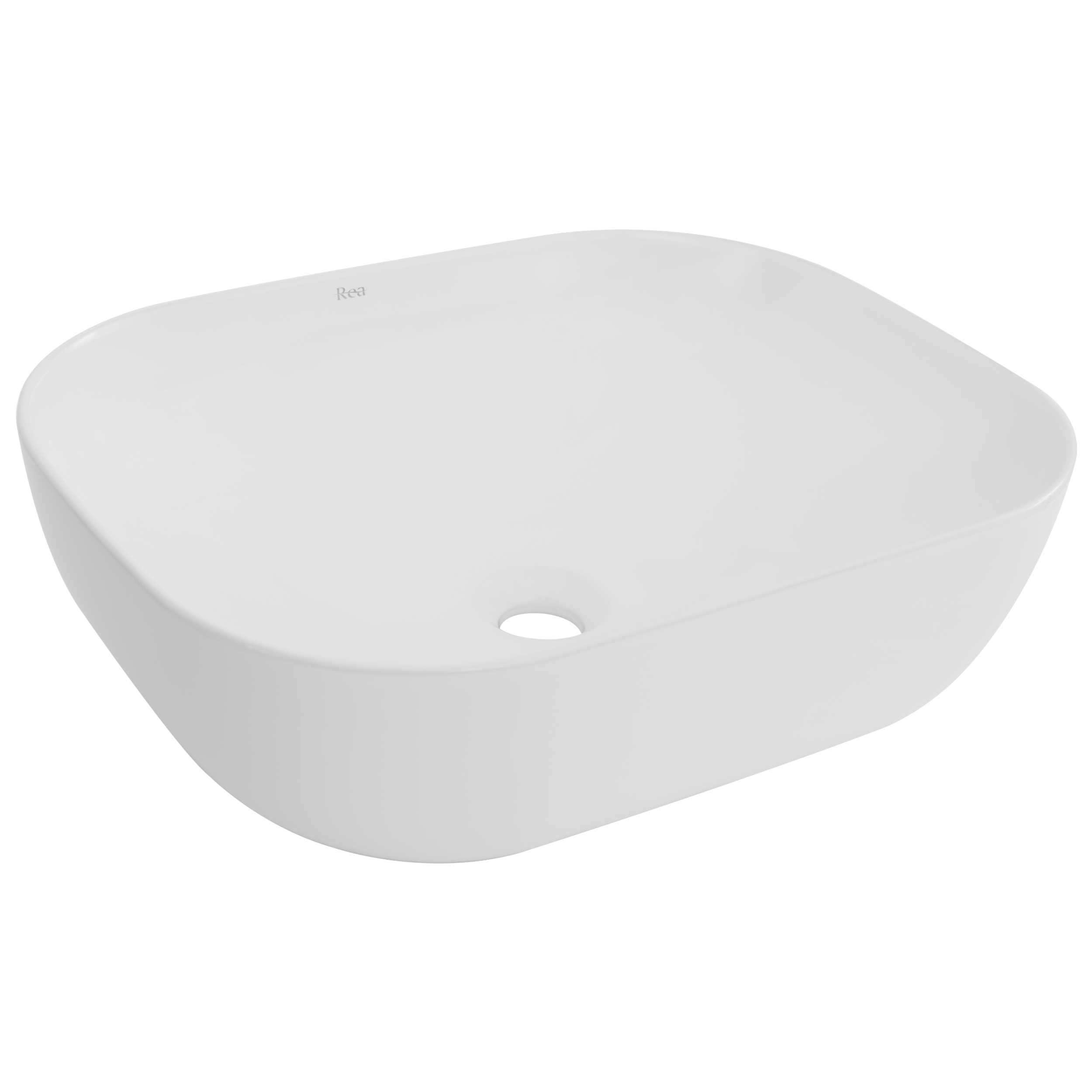 Umywalka ceramiczna nablatowa Mona 50.5 x 40 Rea