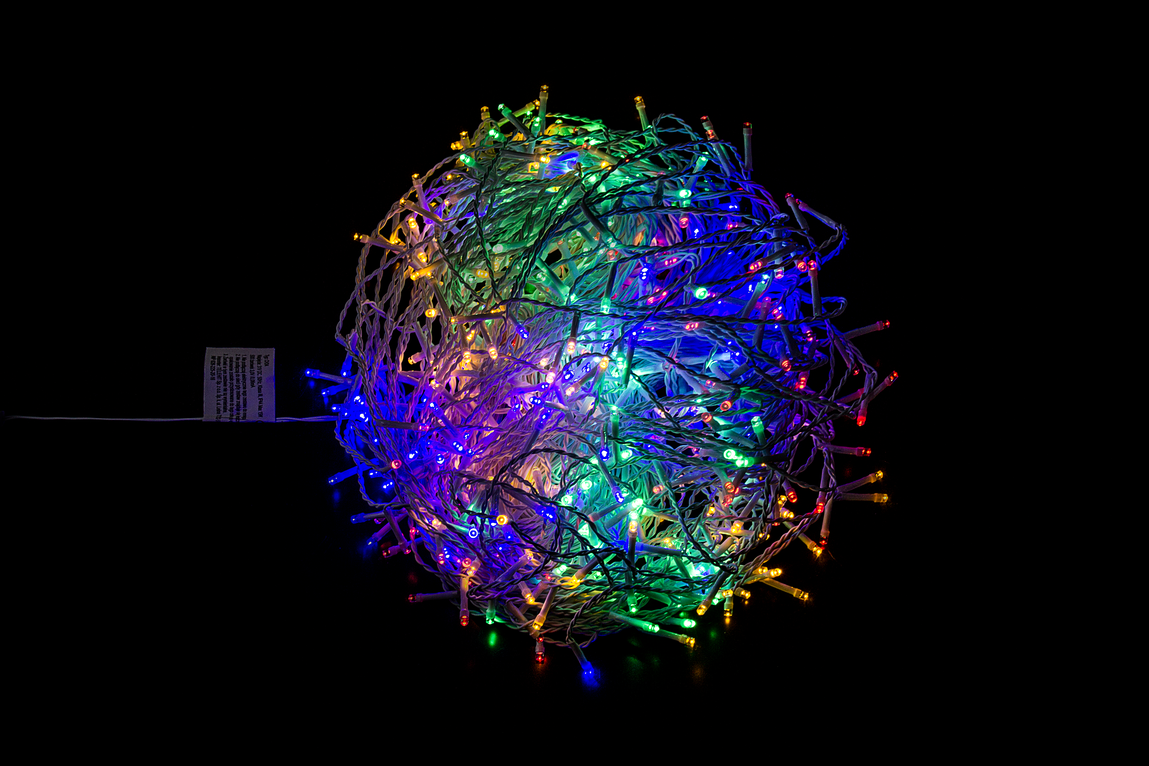 Kurtyna zewnętrzna sople 11 m 300 LED multikolor - 3