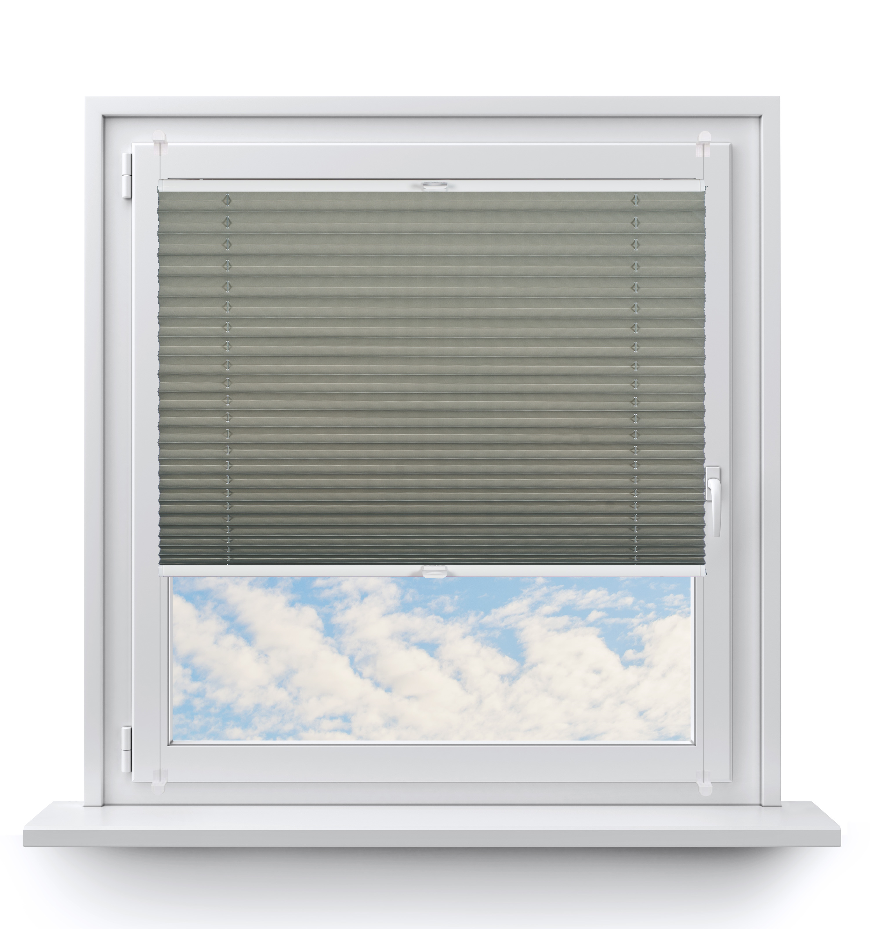 Roleta plisowana 80 x 150 cm ciemnoszara Inspire - 3