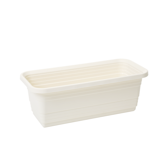 Skrzynka balkonowa Bona 50x17.5 cm plastikowa kremowa Lamela