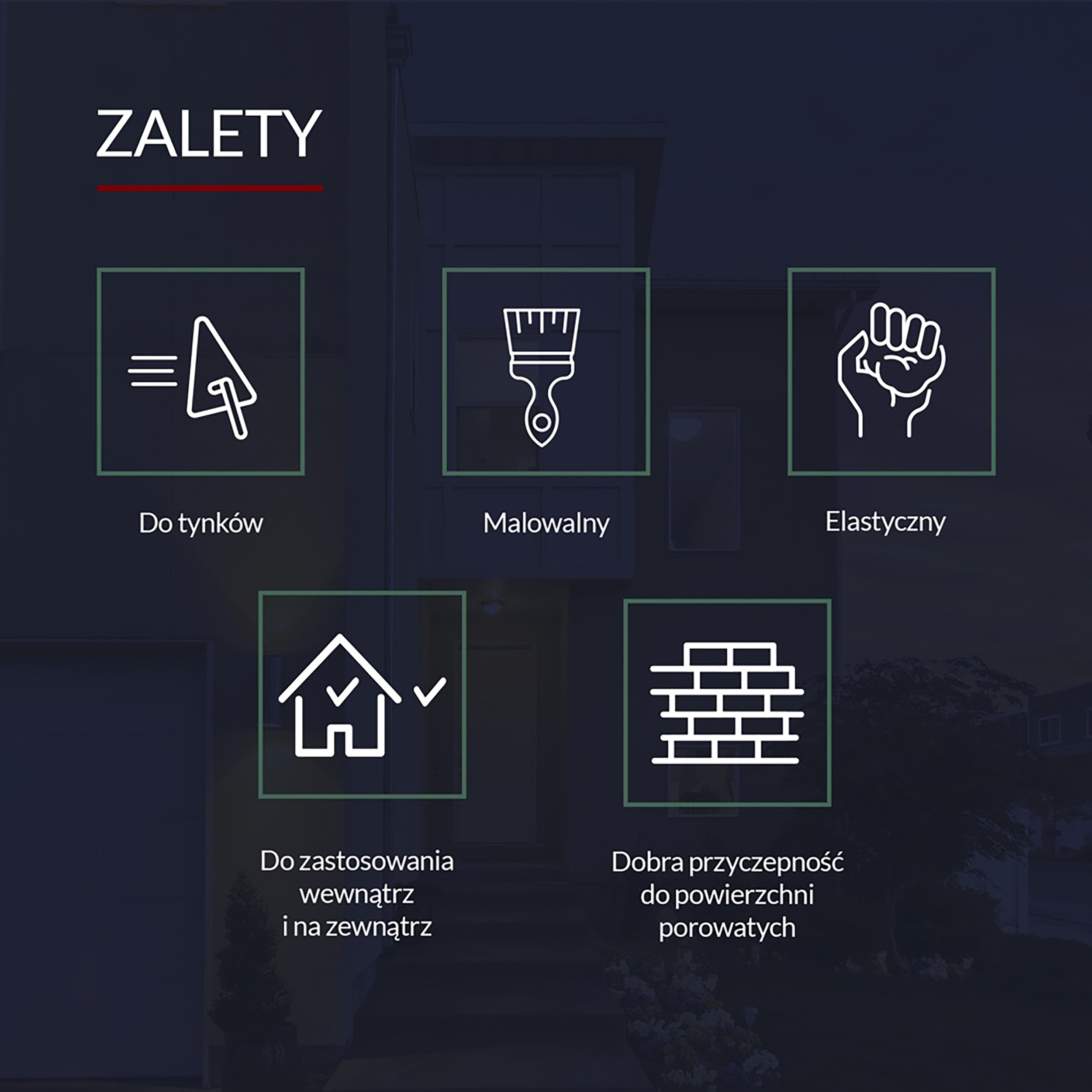 Akryl do fasad 280 ml Biały Tytan - 4