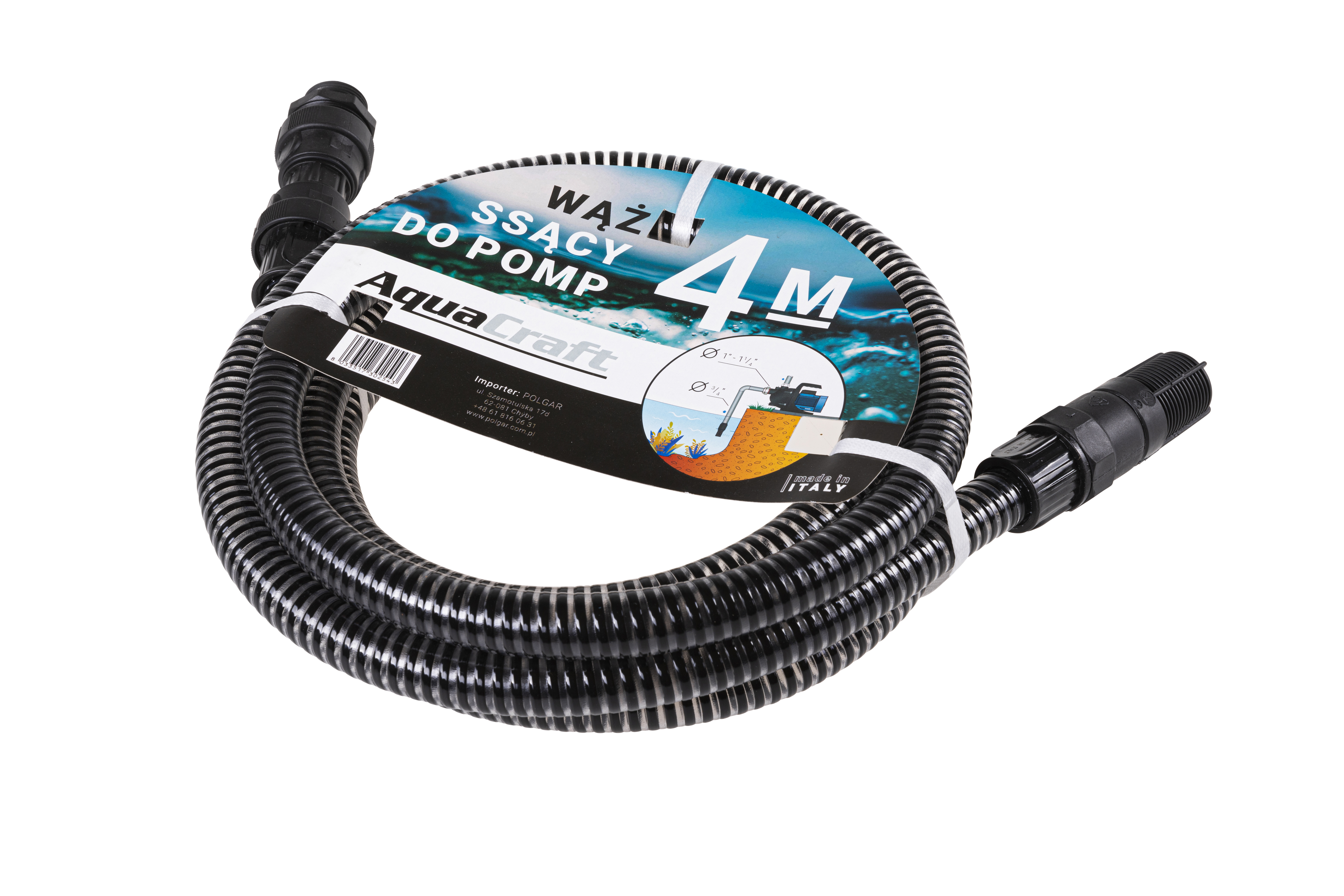 Zestaw zasysający do pomp 19mm(3/4'') x 4 m Amg