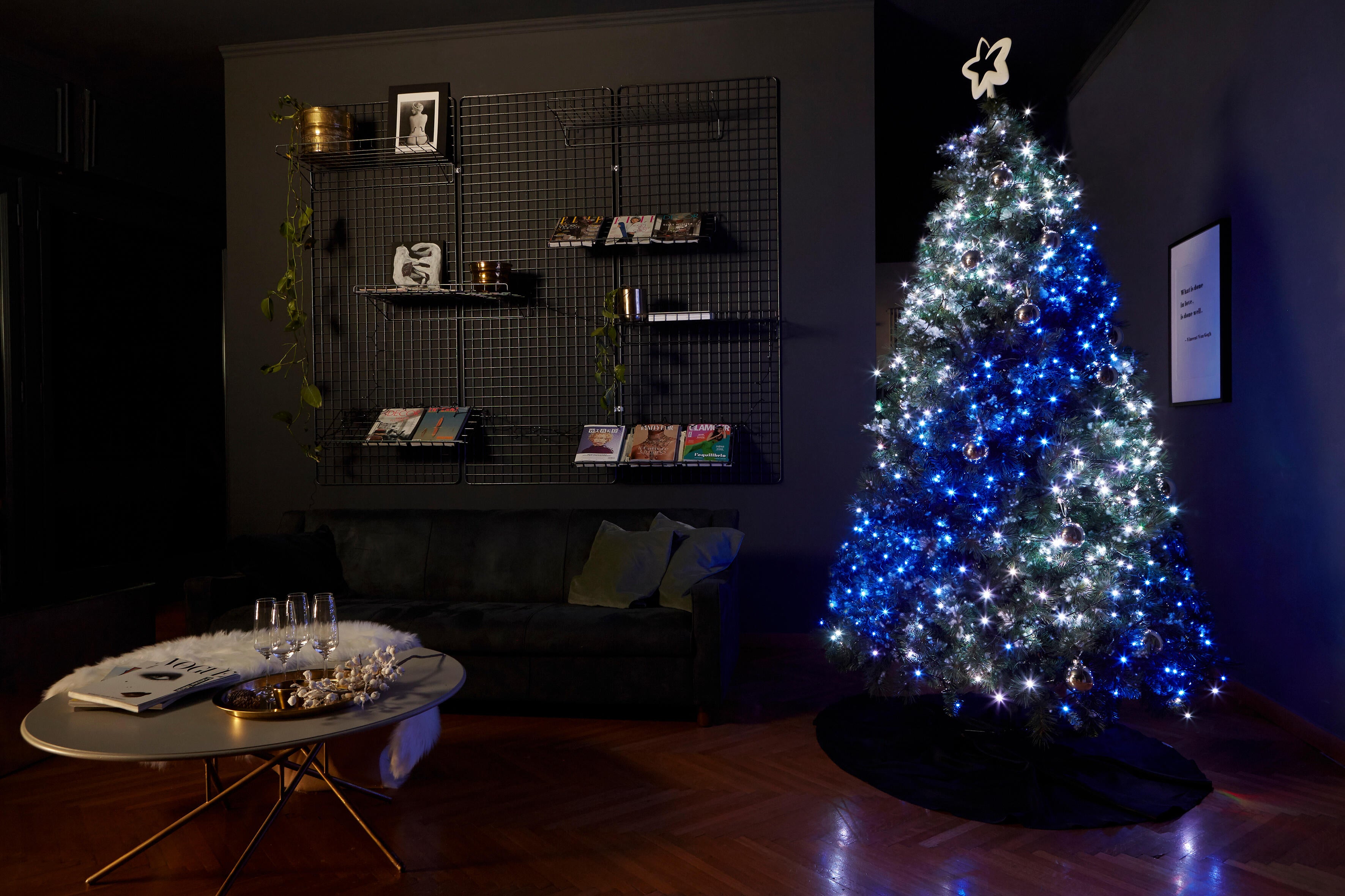 Lampki choinkowe zewnętrzne 8m 100 LED smart multikolor - 12