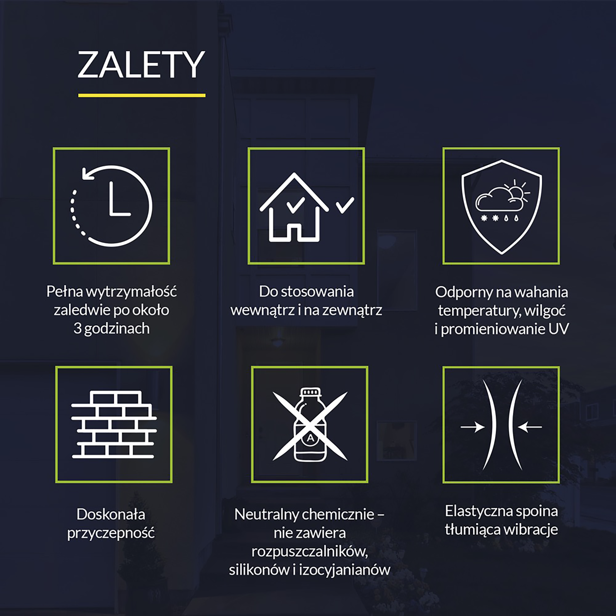 Klej montażowy FIX2 GT 290 ml Biały TYTAN - 3