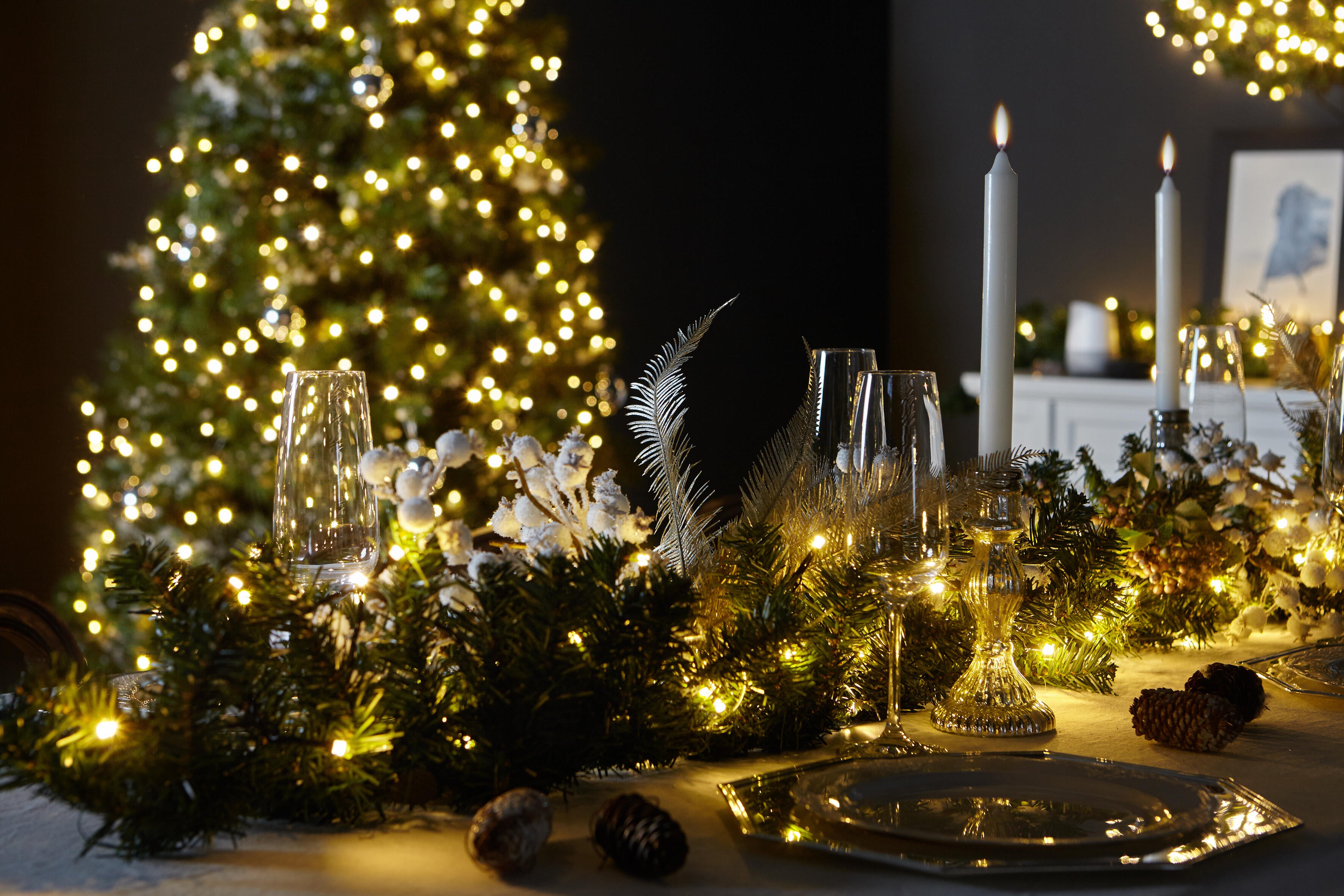 Catena luminosa per albero di Natale 250 luci LED multicolore TWINKLY 20 m programmabile - 5