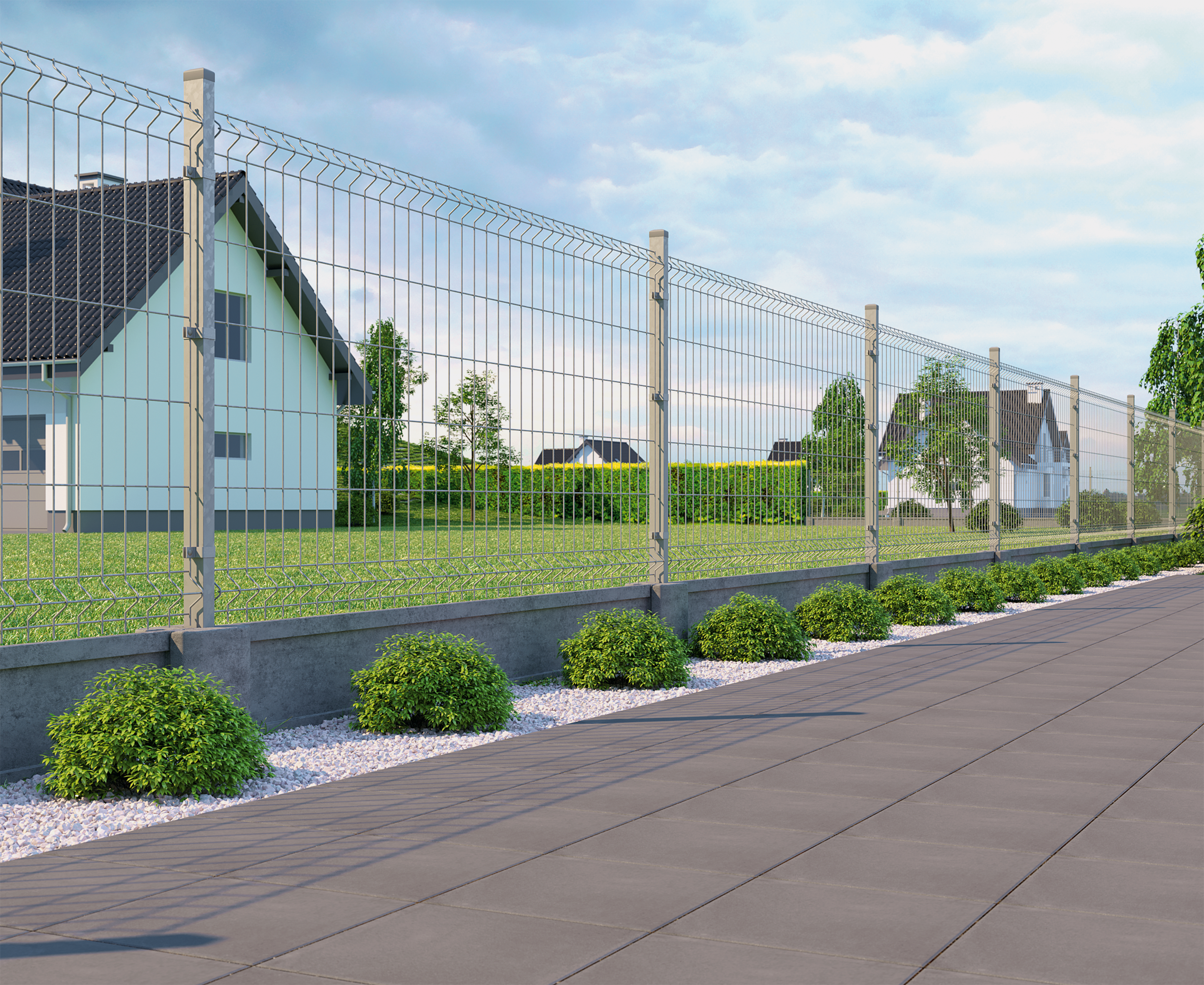 Panel ogrodzeniowy Vera 3D 153x250 cm antracytowy Wiśniowski - 5