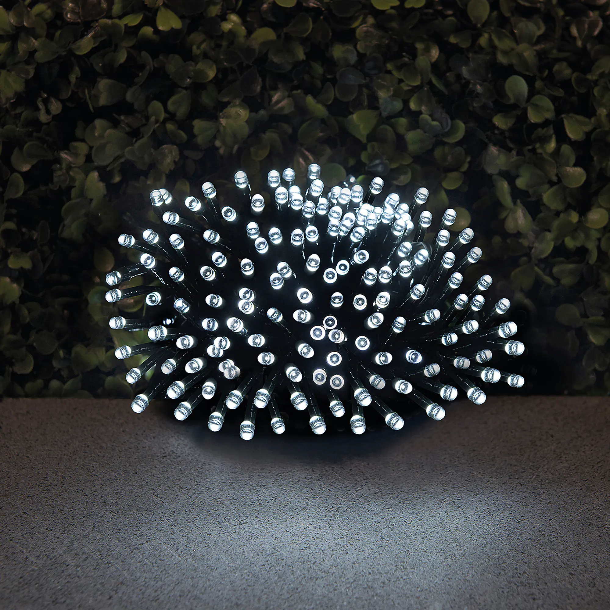 Lampki świąteczne zewnętrzne solarne 240 LED zimny biały Goliat - 2