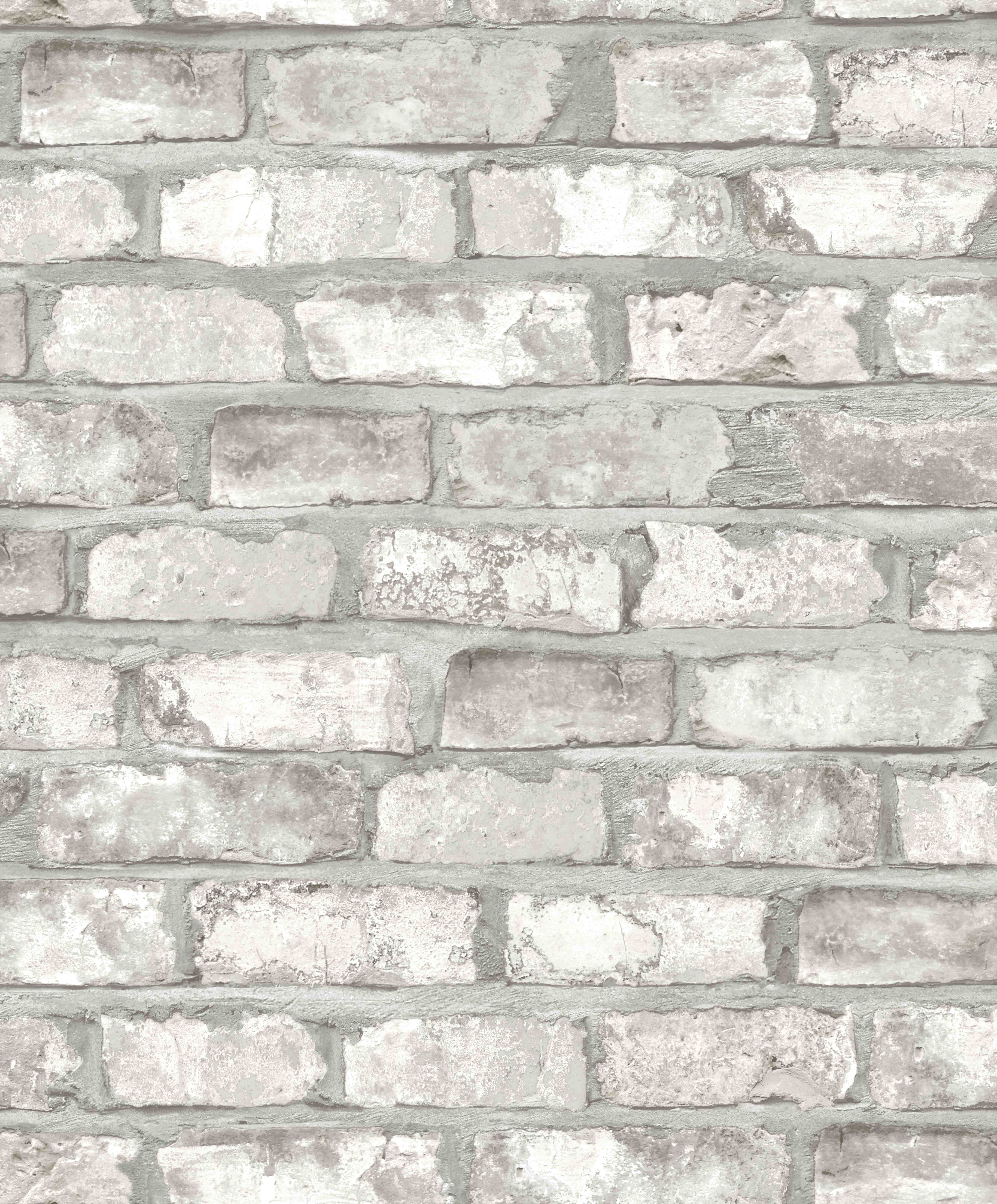 Tapeta White Brick 3D szara imitacja cegły winylowa na flizelinie Inspire - 5