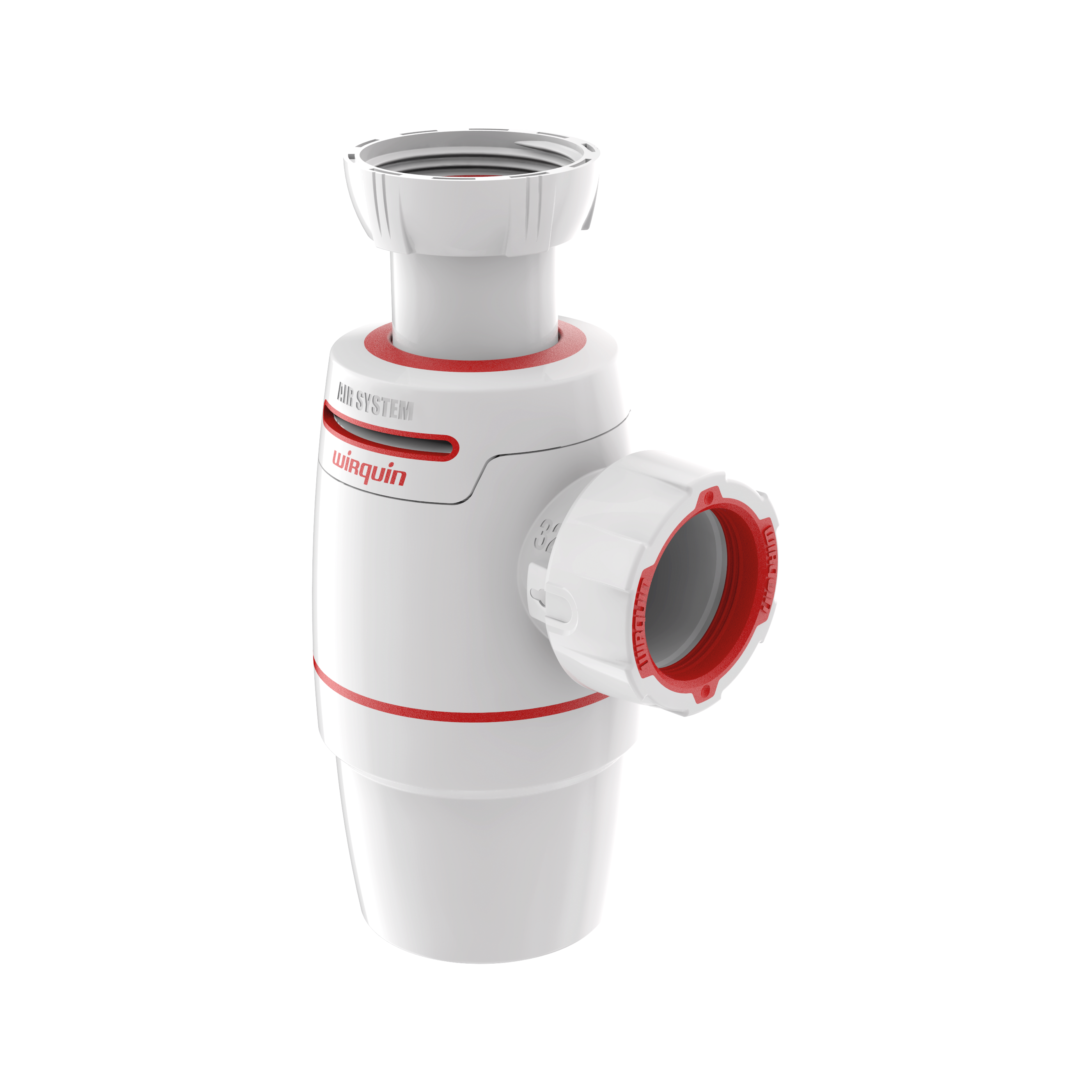 Syfon umywalki bez spustu NEO AIR z napowietrzeniem WIRQUIN - 4