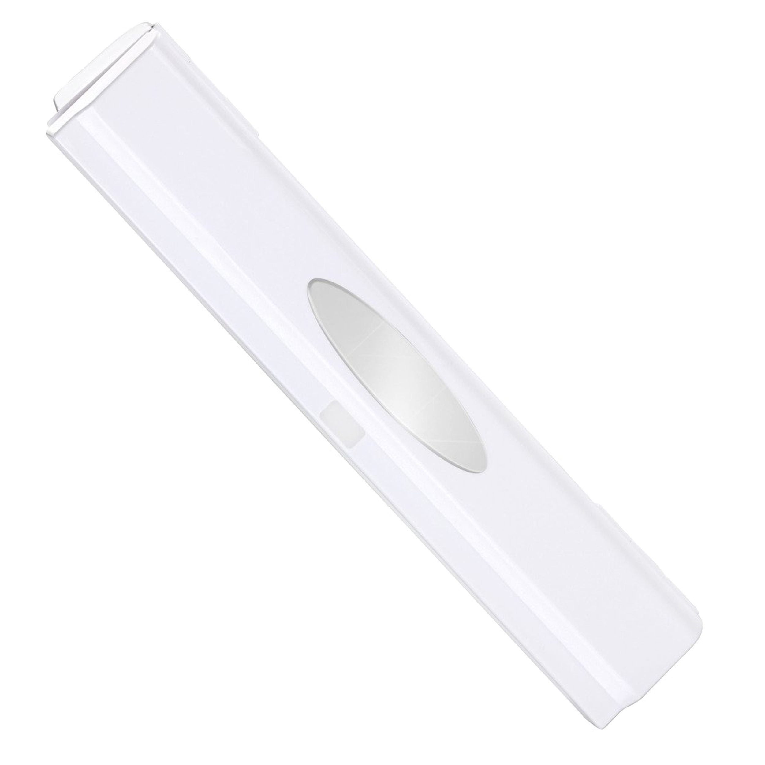 Portarrollo dispensador blanco de abs y acero inoxidable