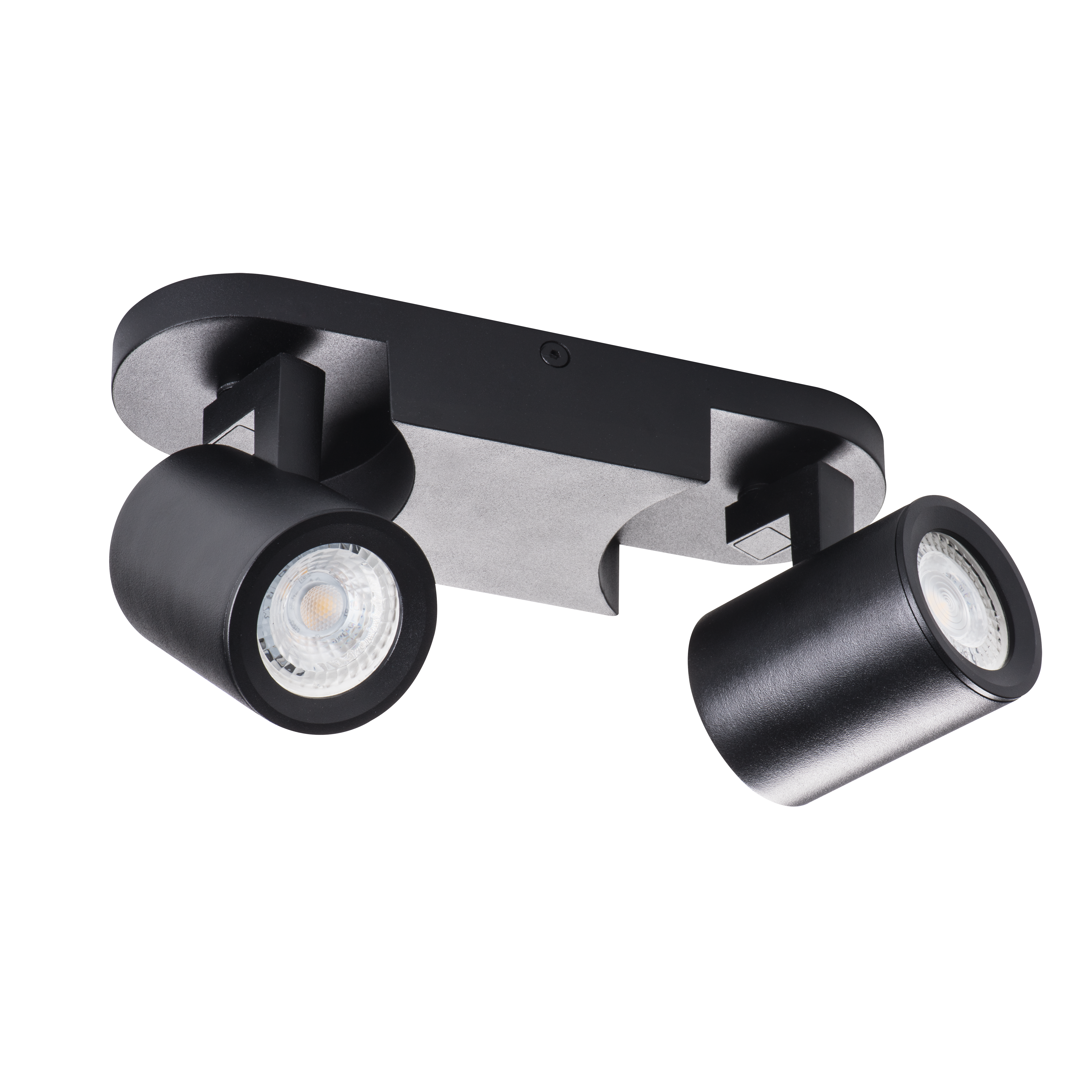 Listwa reflektorowa Laurin czarna 2 x GU10 Kanlux