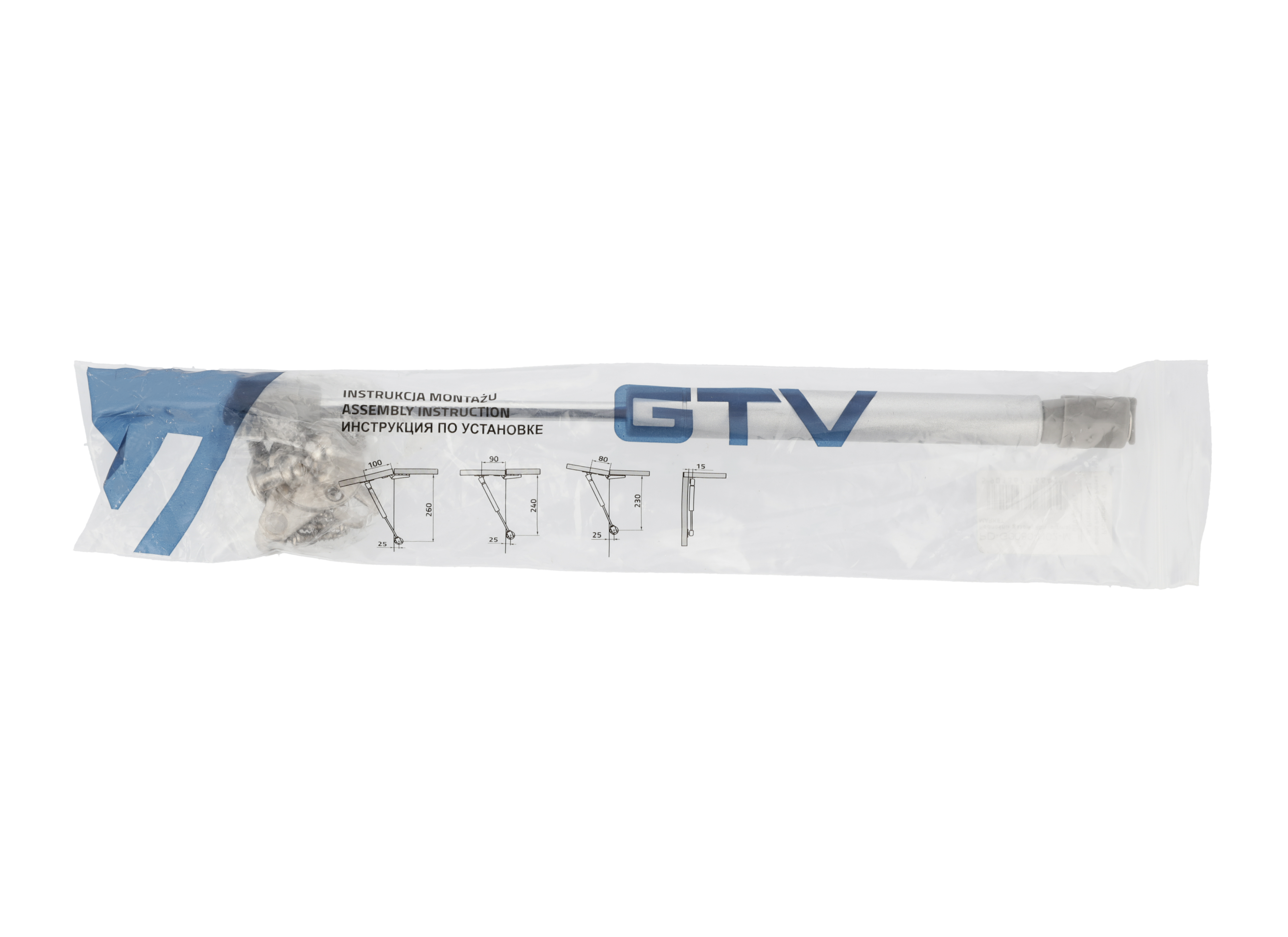 Podnośnik gazowy do mebli 80 N PD-G0080-N02-M GTV - 2