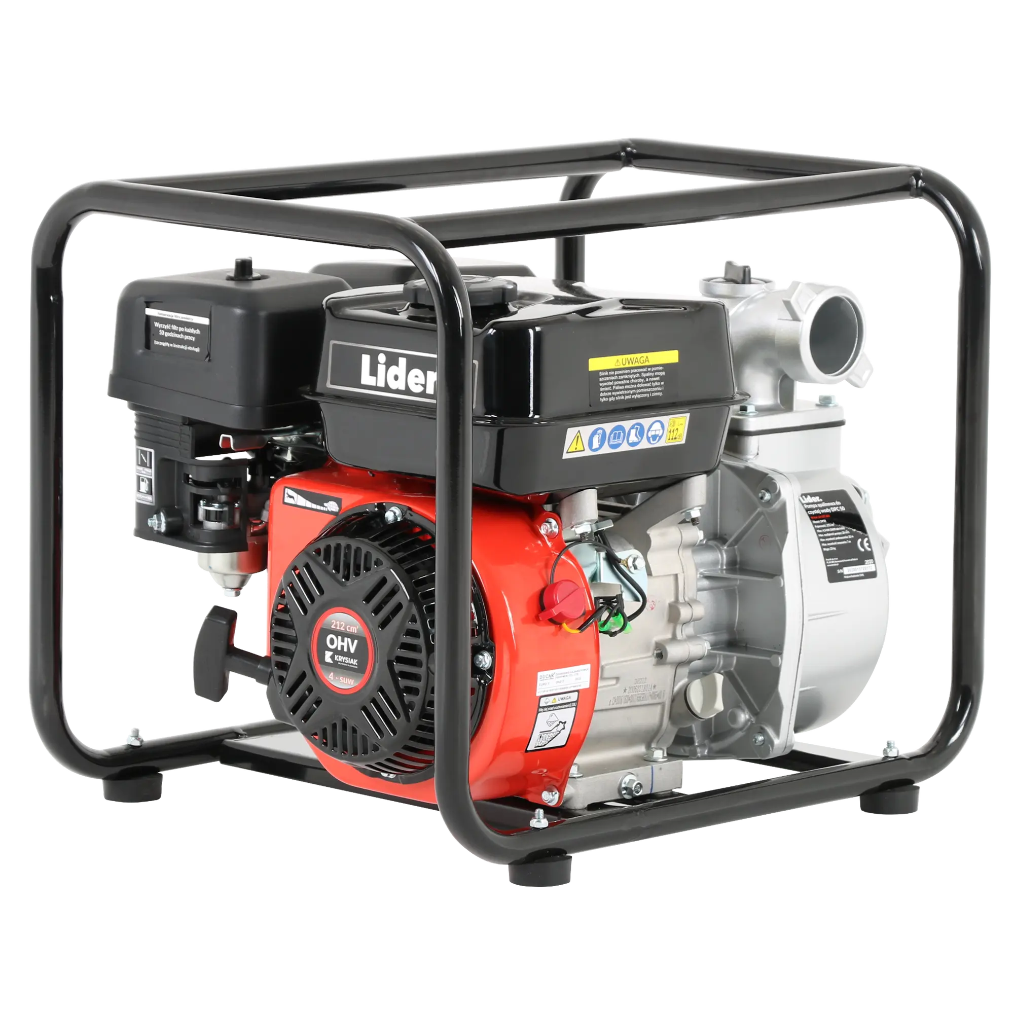 Pompa spalinowa Lider DPC50 28000l/h 4T 212cm3 5.8KM