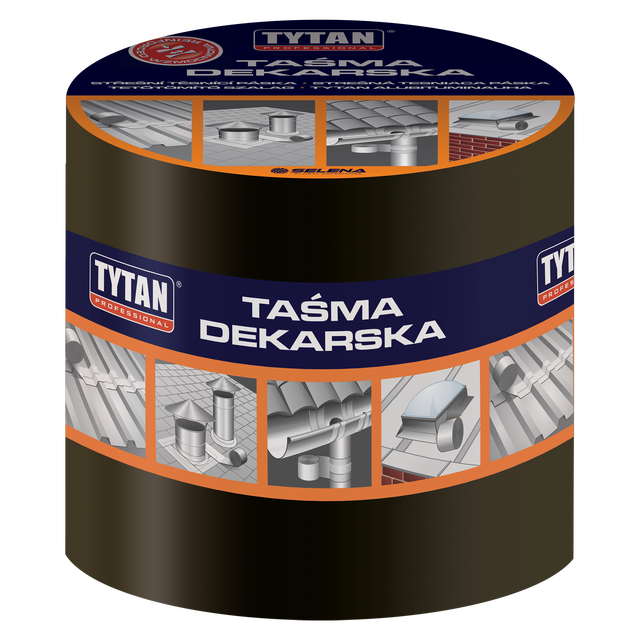 Taśma uszczelniająca dekarska antracytowa 15 cm/10 m Tytan Professional