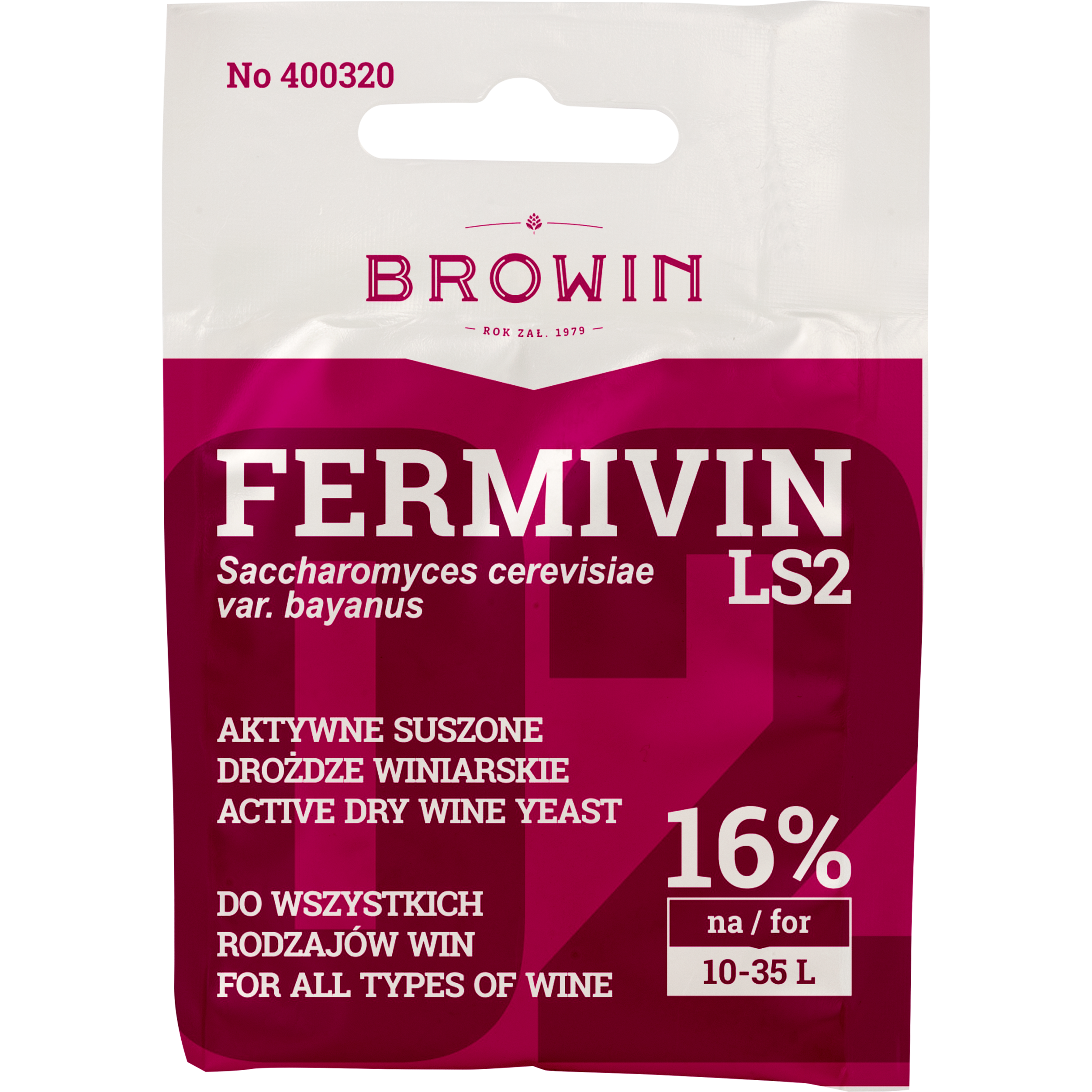 Drożdże winiarskie suszone 7g Fermicru Browin