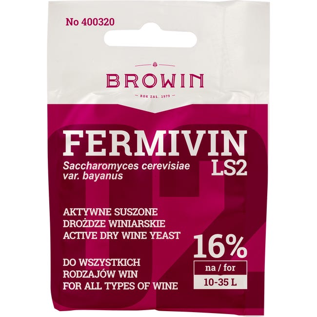 Drożdże winiarskie suszone Fermicru LS2 - 7 g
