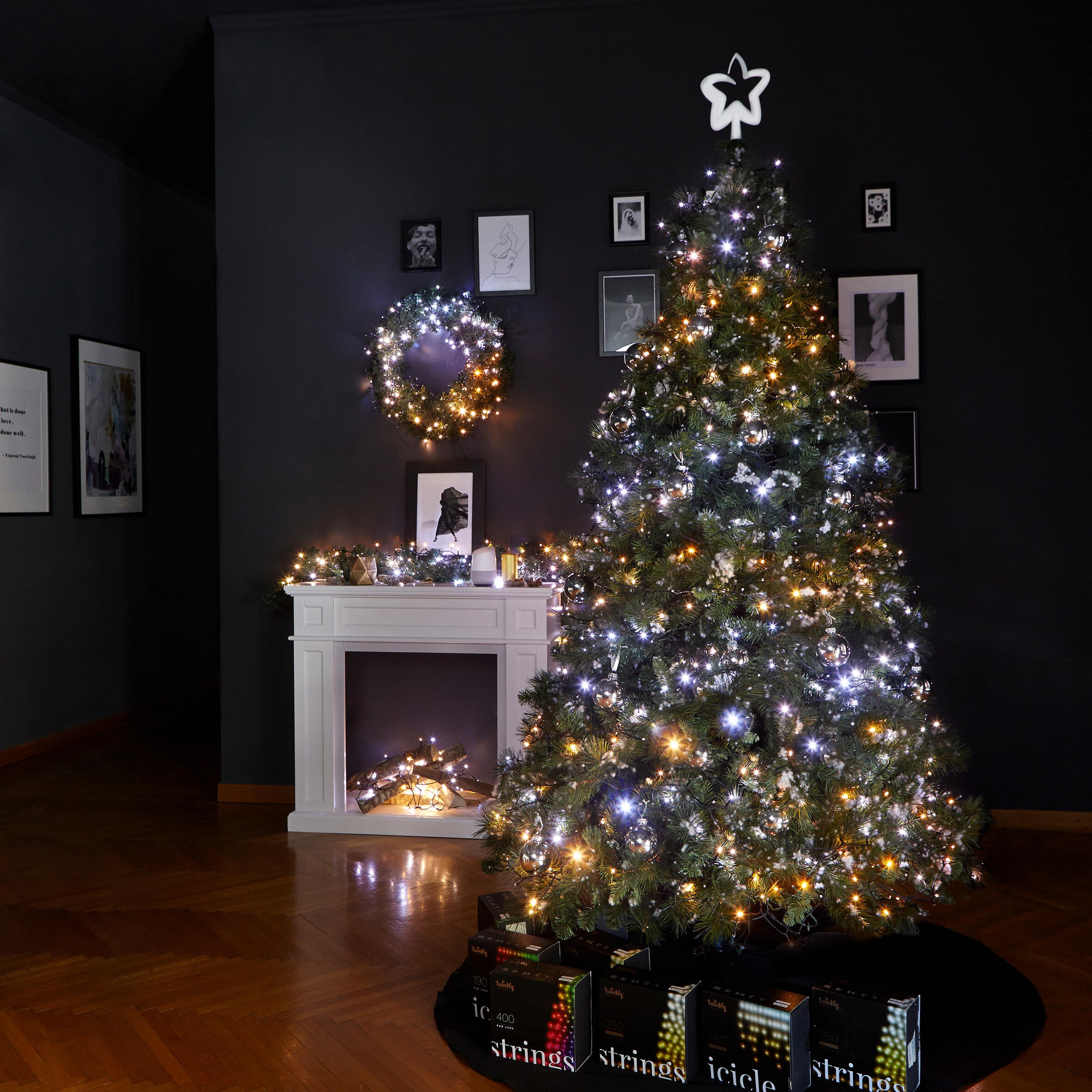 Catena luminosa per albero di Natale 250 luci LED multicolore TWINKLY 20 m programmabile - 3