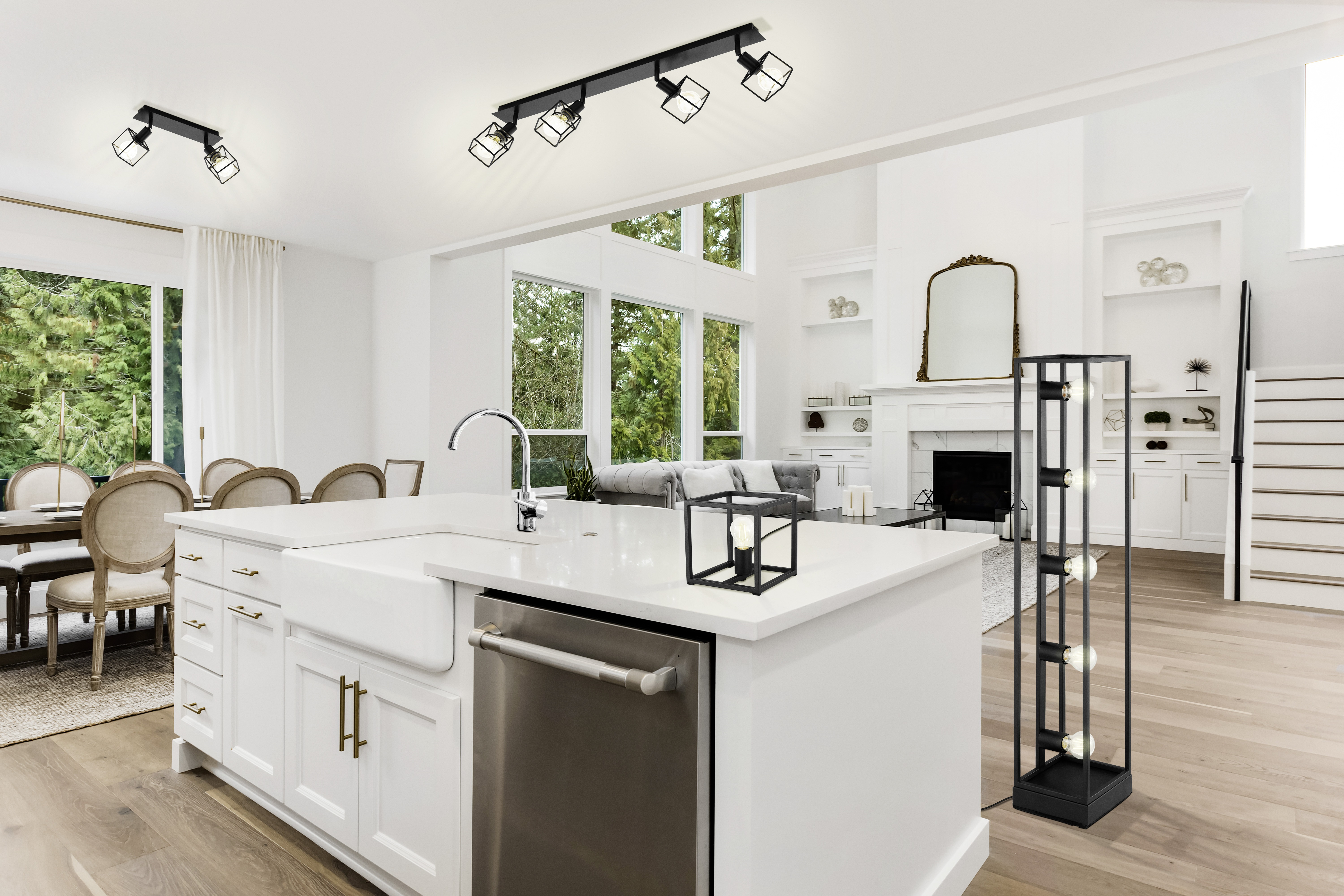 Listwa reflektorowa Eldrick czarna E14 Inspire - 5