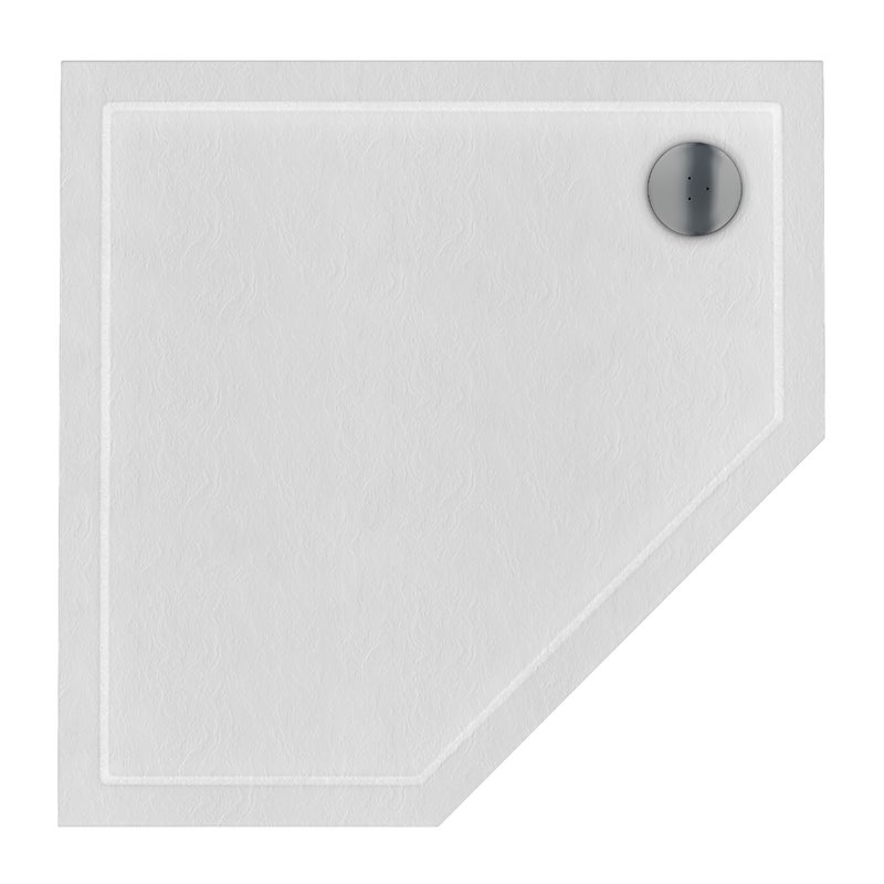 Brodzik do kabiny prysznicowej 5 kątny Frigo 90x90x12 cm biały Sensea